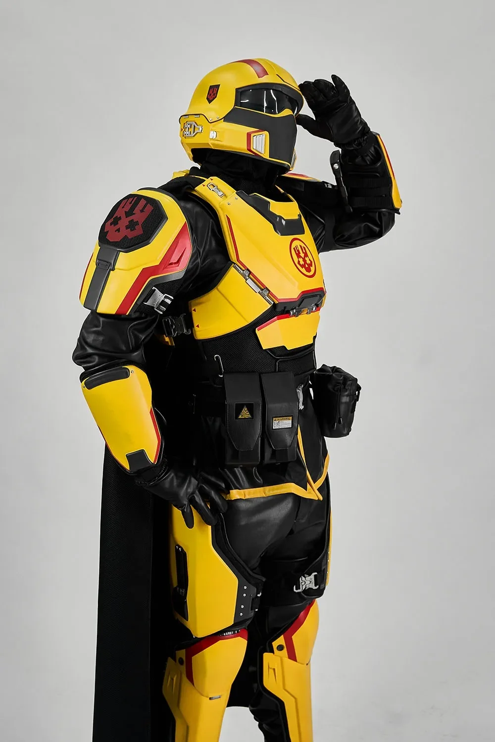 Helldivers 2 Chaosdiver Gold Eagle Cosplay Costume - Image 18