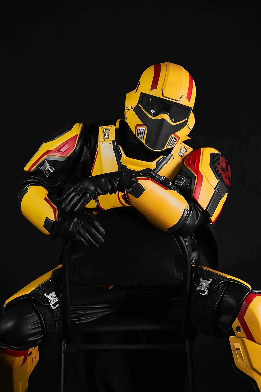 Helldivers 2 Chaosdiver Gold Eagle Cosplay Costume - Image 19