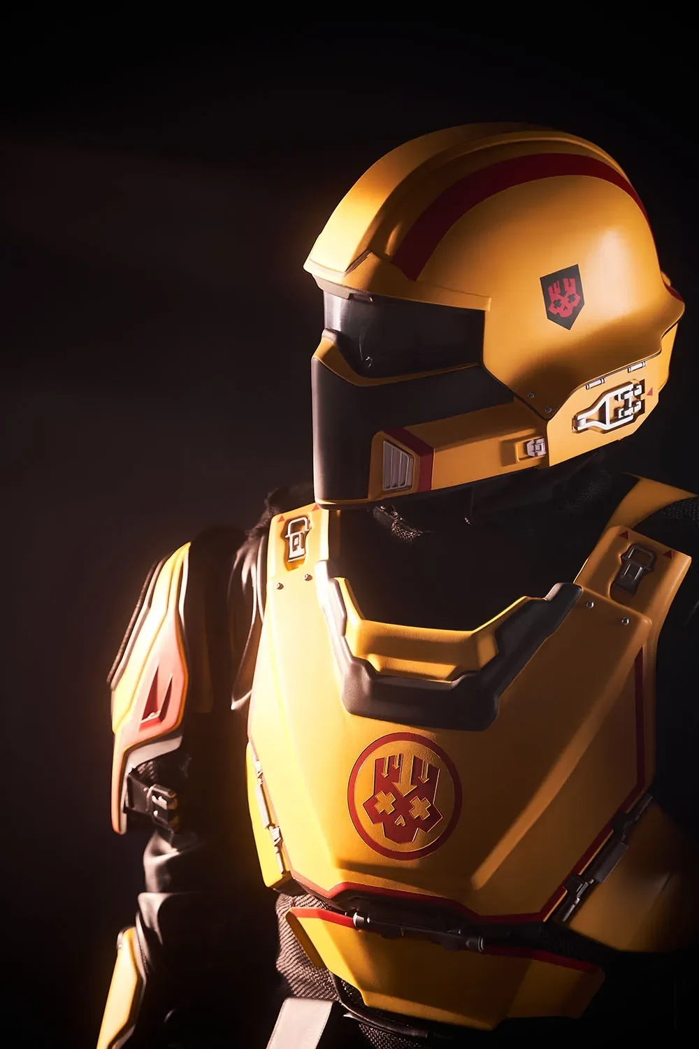 Helldivers 2 Chaosdiver Gold Eagle Cosplay Costume - Image 21