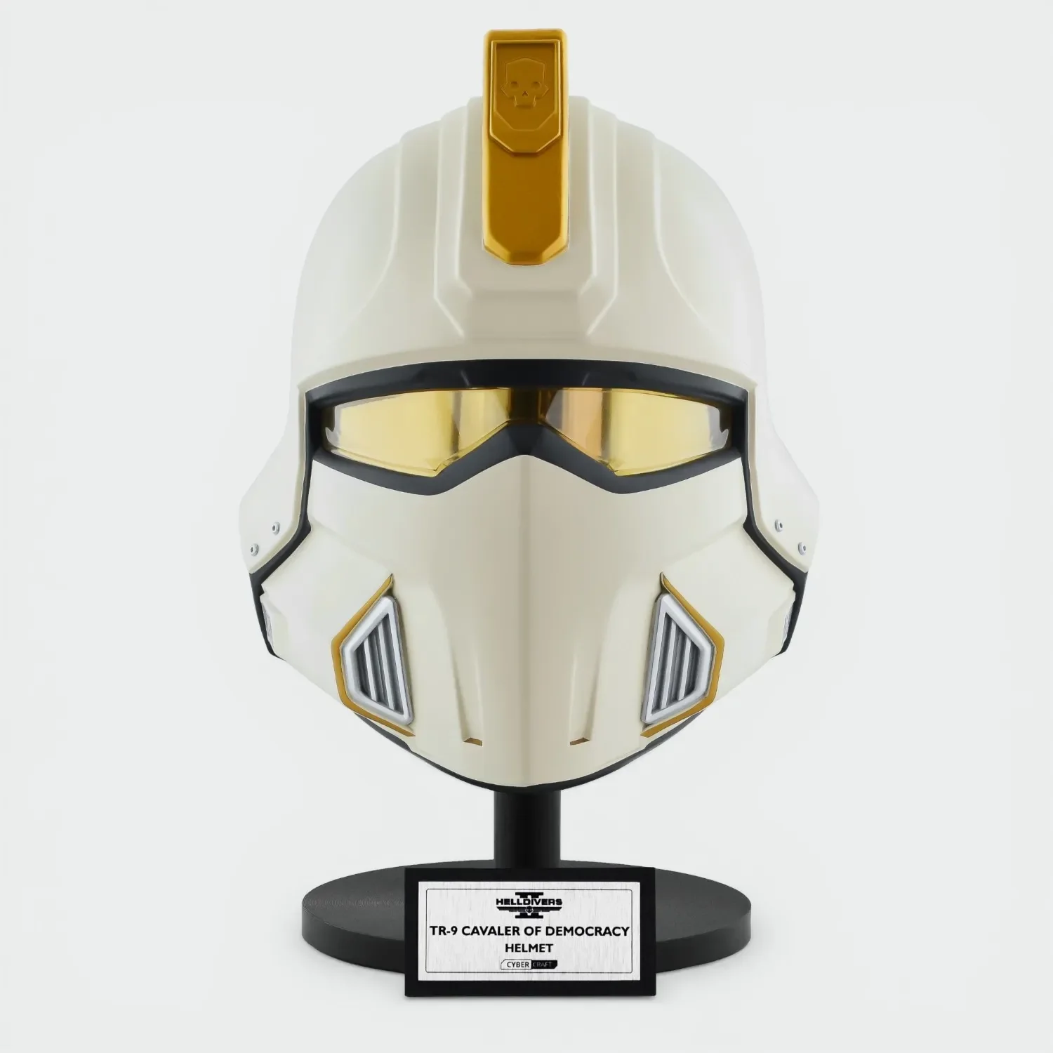 Helldivers 2 TR-9 Cavalier of Democracy Helmet - Image 3