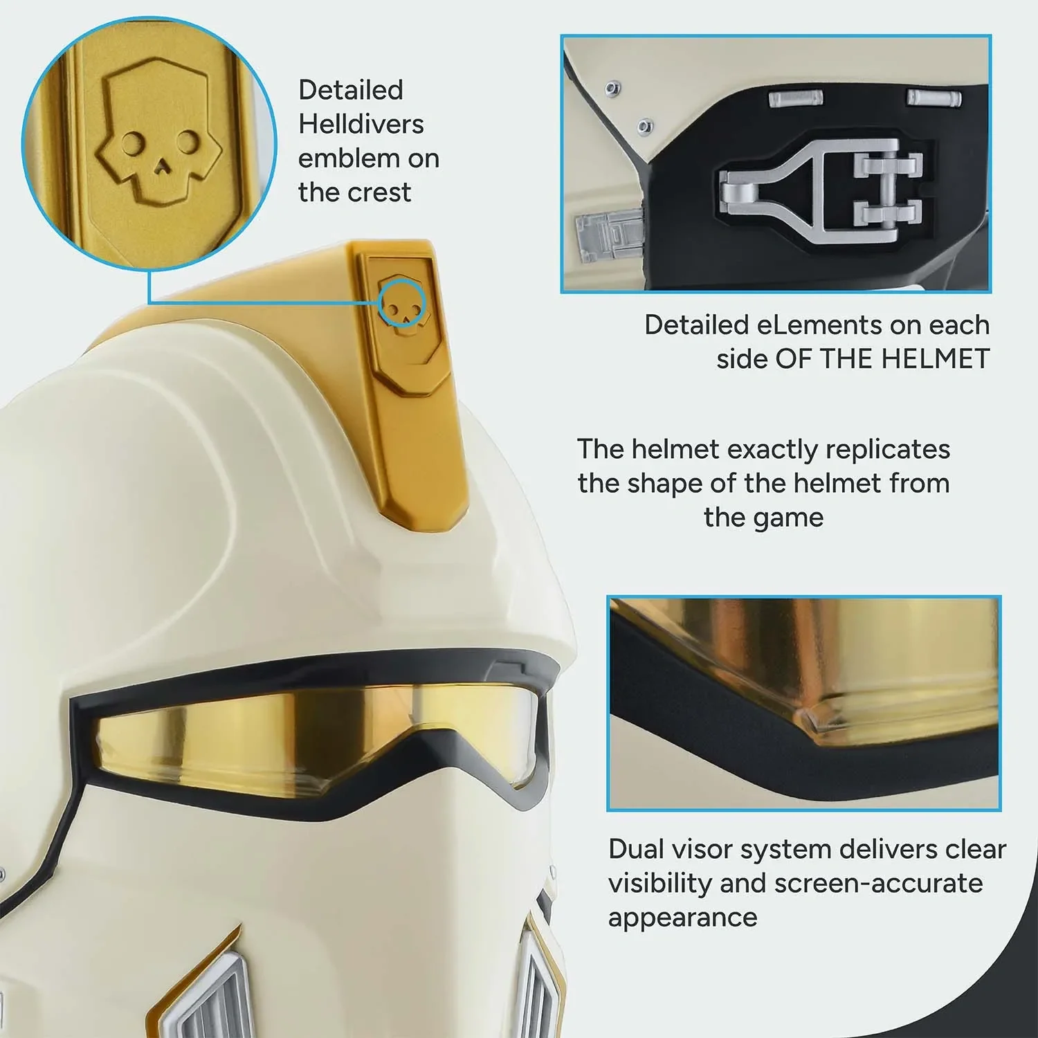 Helldivers 2 TR-9 Cavalier of Democracy Helmet - Image 8