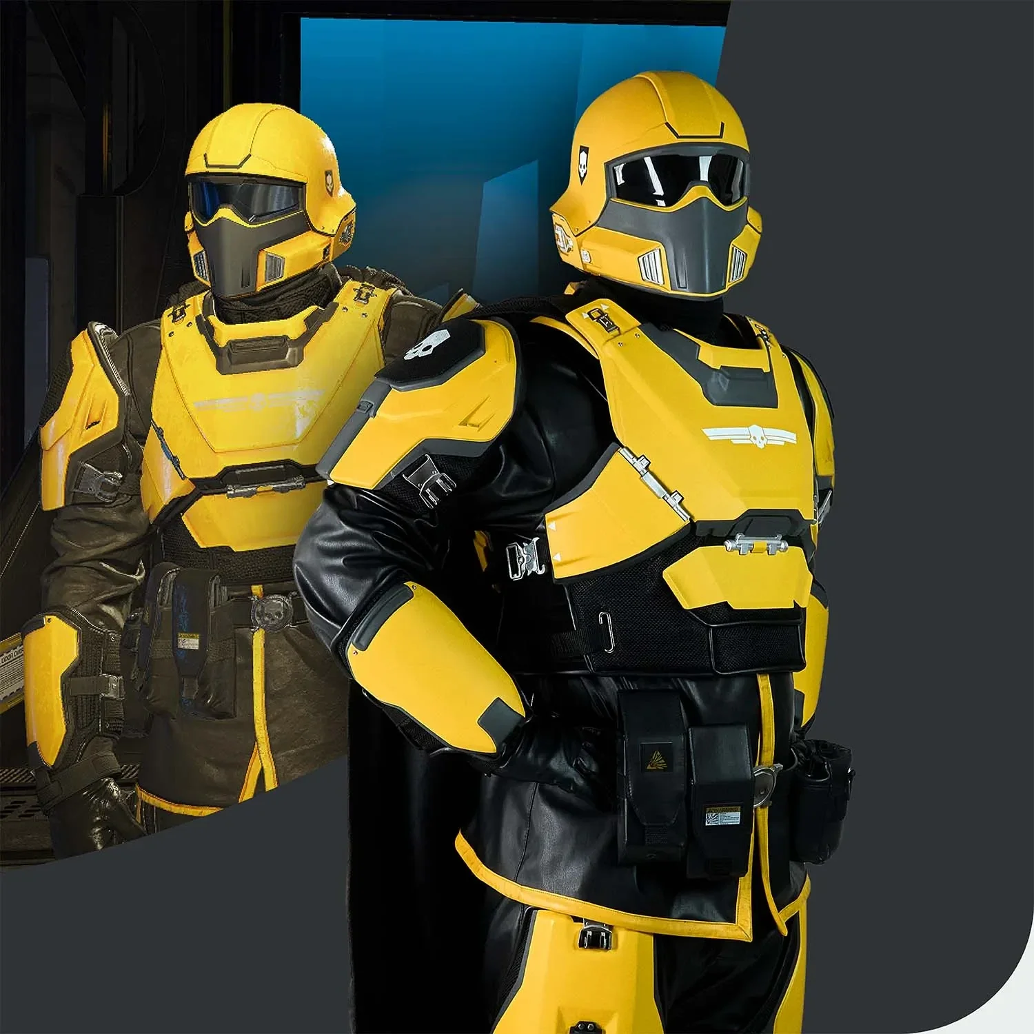 Helldivers Cosplay Costume - TR-40 Gold Eagle - Image 3