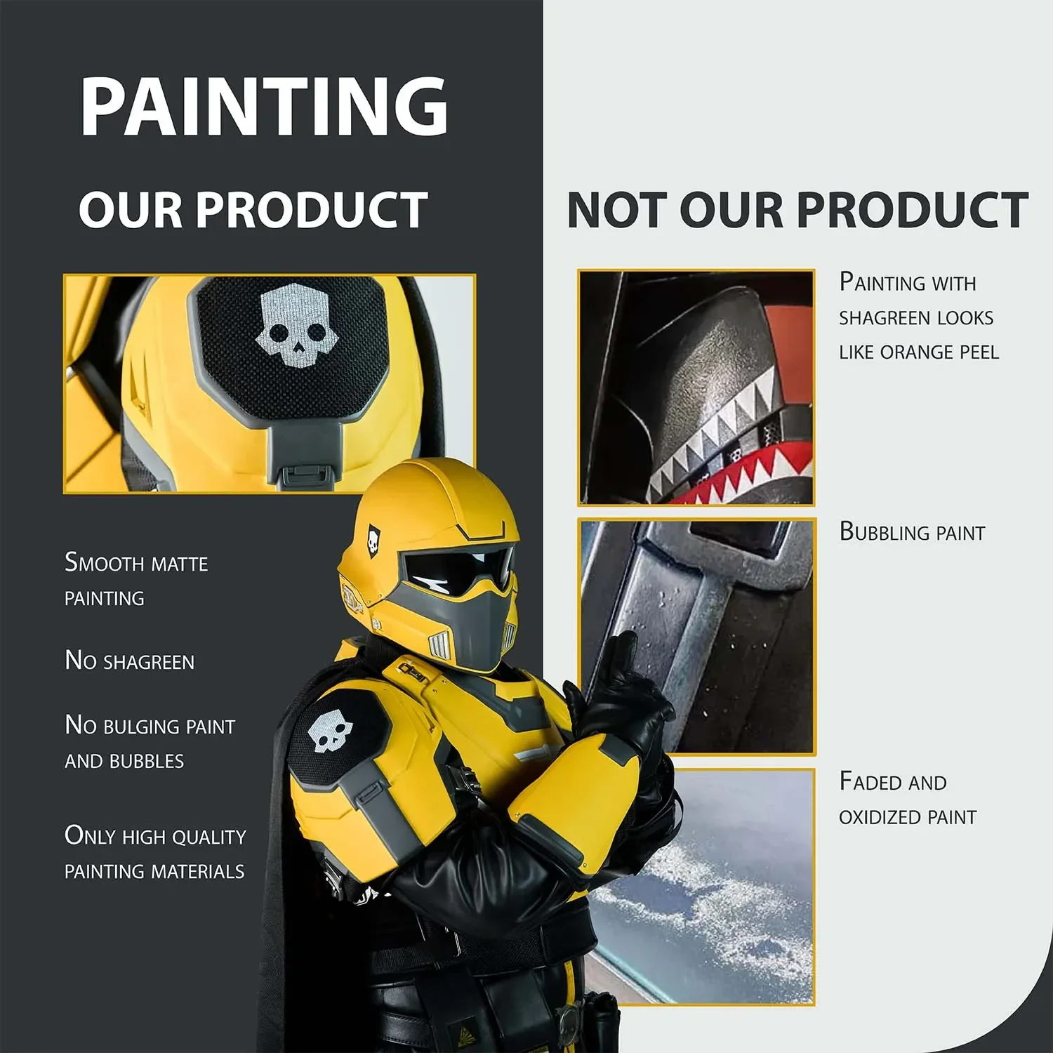 Helldivers Cosplay Costume - TR-40 Gold Eagle - Image 6