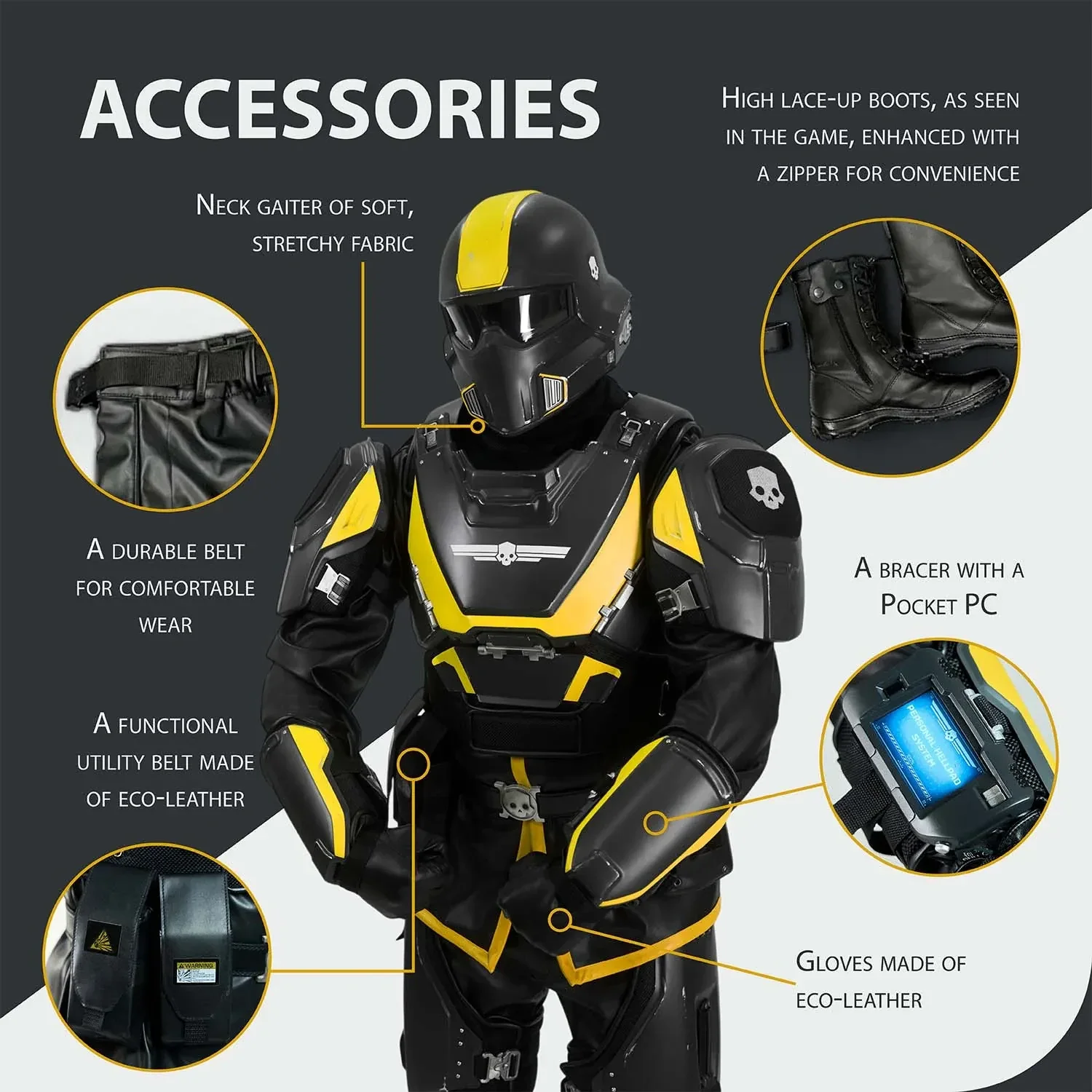 Helldivers B-01 Cosplay Costume - Middle Line - Image 7