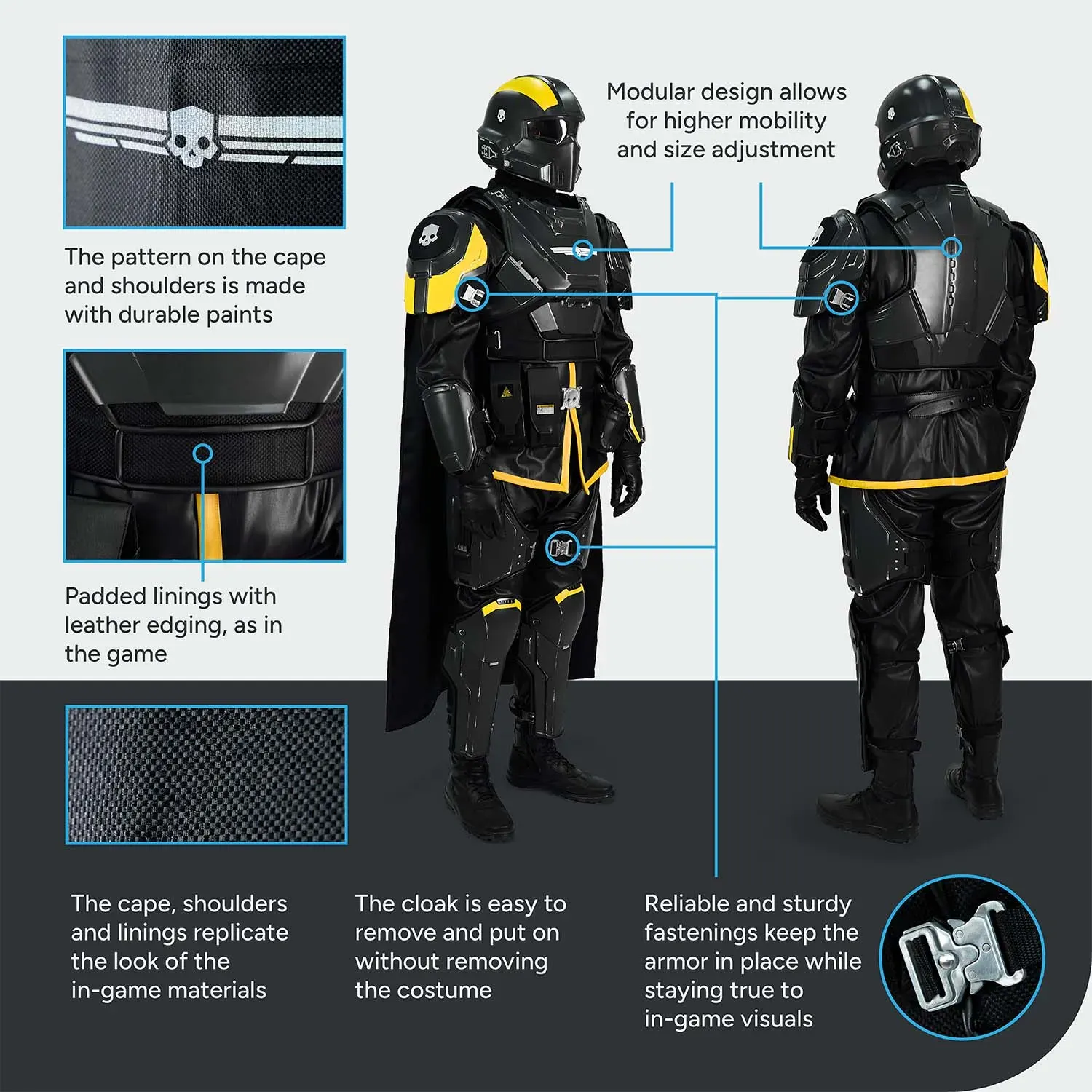 Helldivers B-01 Cosplay Costume - Right Line - Image 5