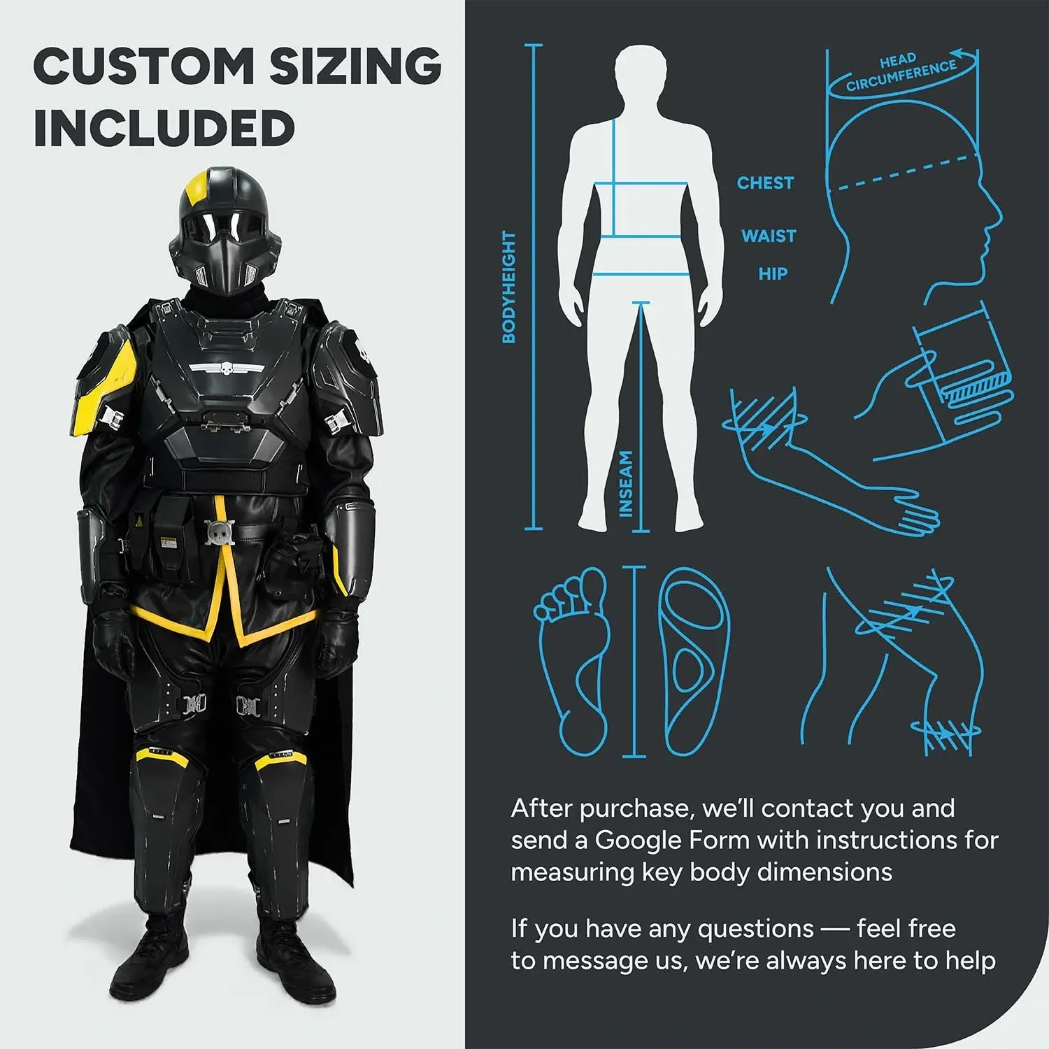Helldivers B-01 Cosplay Costume - Right Line - Image 8