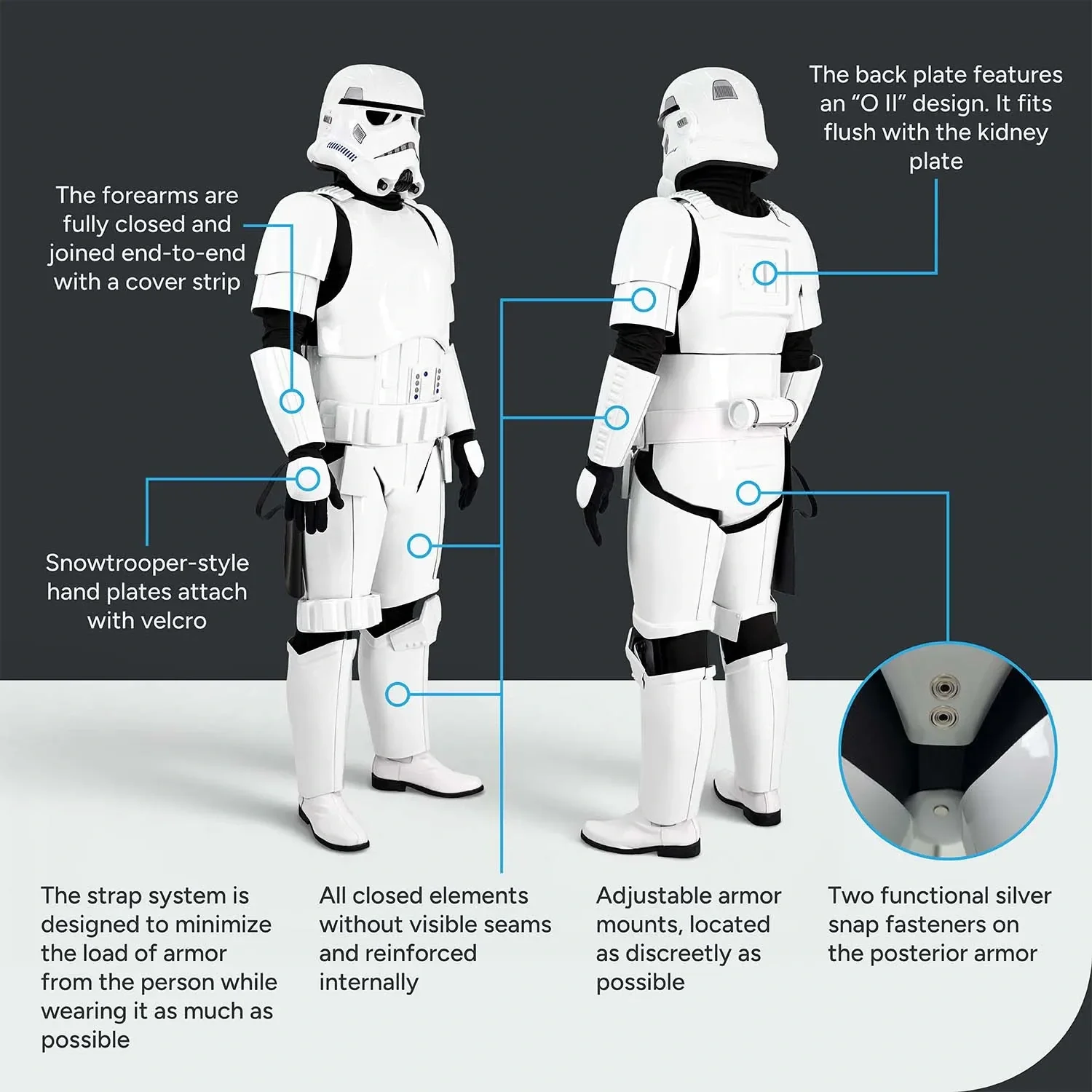 Imperial Stormtrooper Cosplay Armor Costume - Image 5