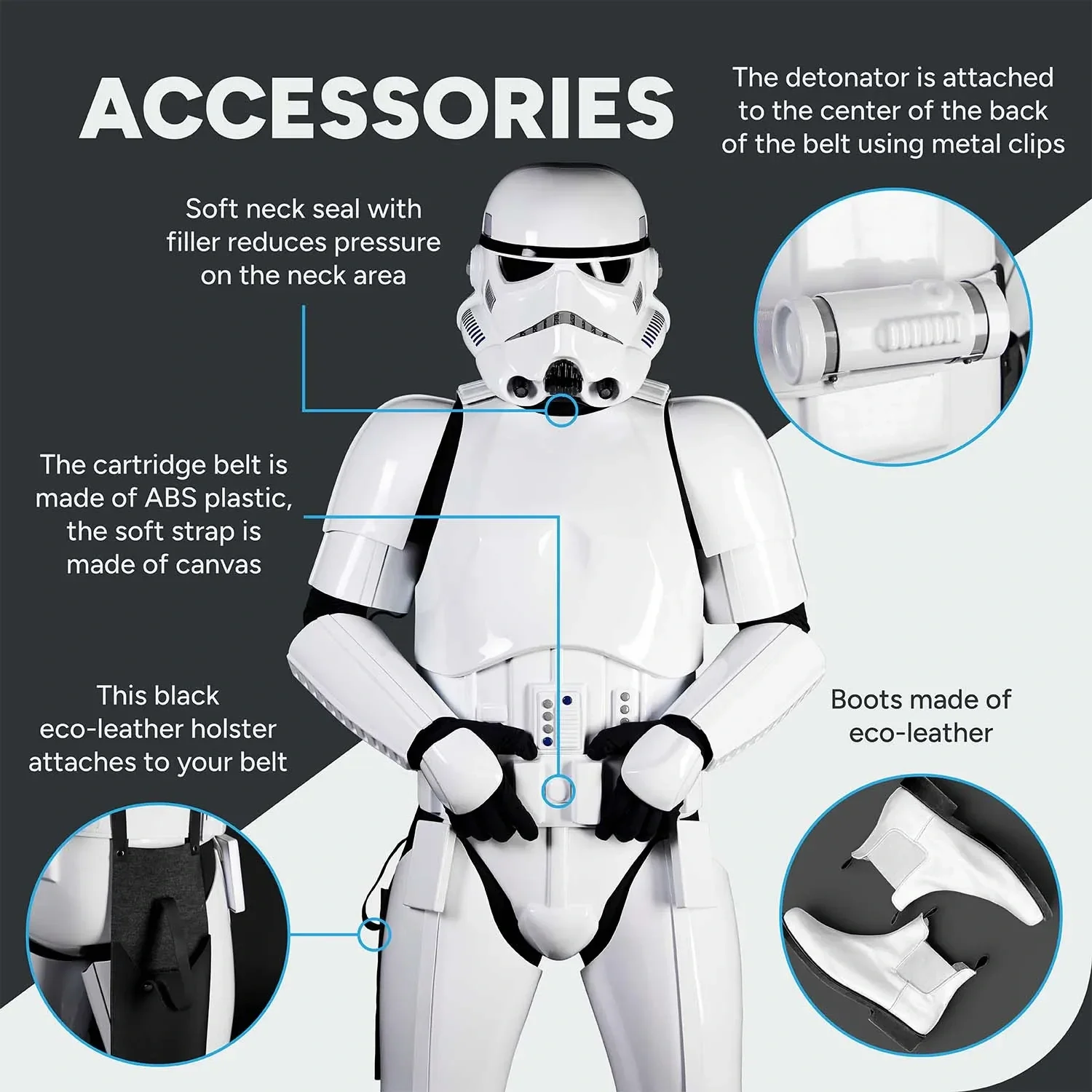Imperial Stormtrooper Cosplay Armor Costume - Image 7