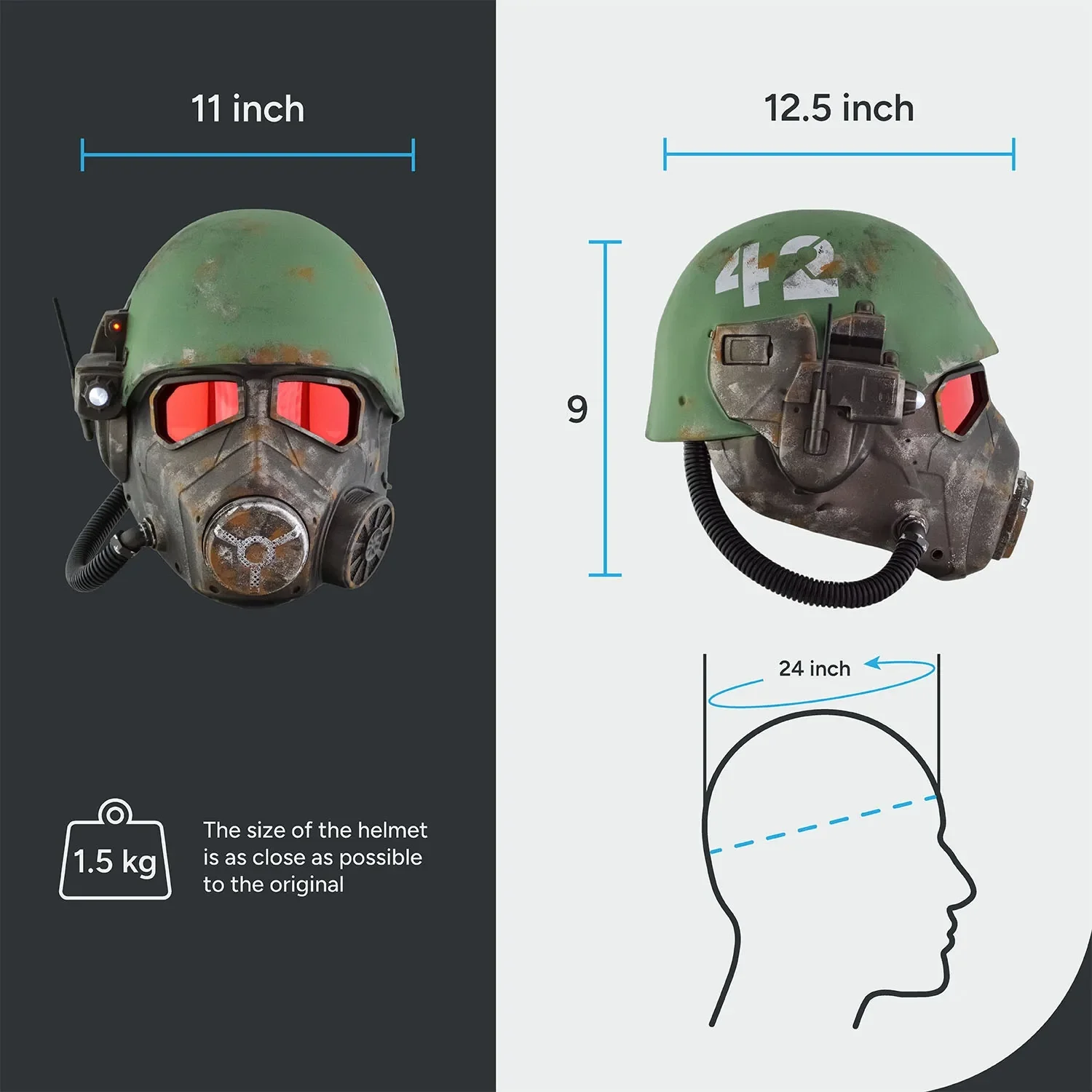 NCR Veteran Ranger Weathered Helmet - Image 13