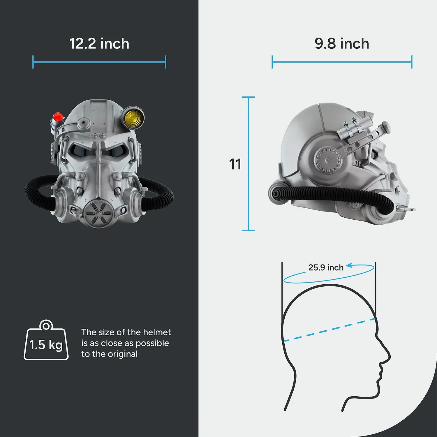 Power Armor T60 Helmet Clean - Image 11