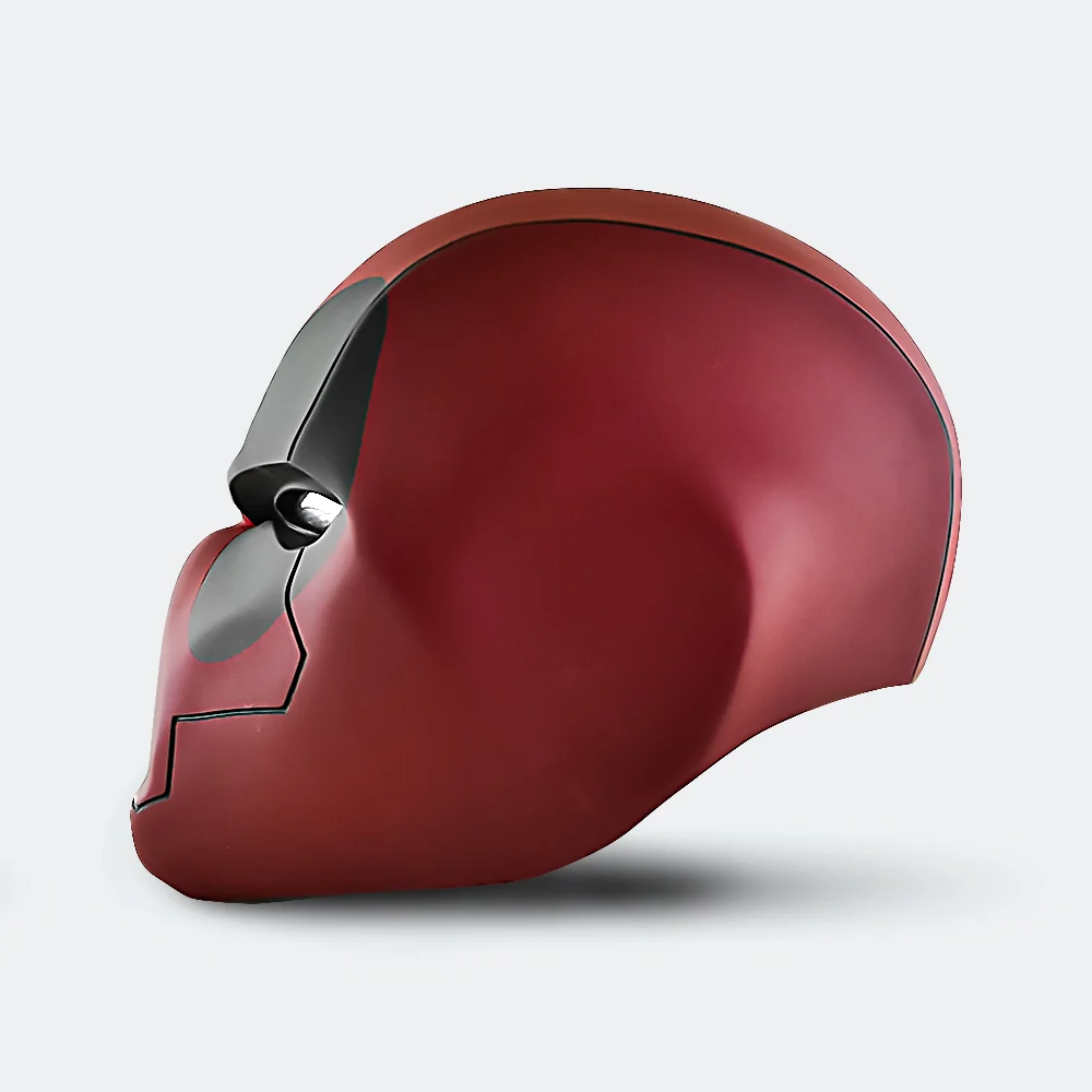 Red Hood Custom Helmet - Deadpool Design - Image 3