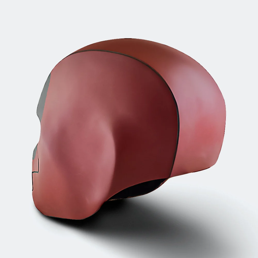 Red Hood Custom Helmet - Deadpool Design - Image 4