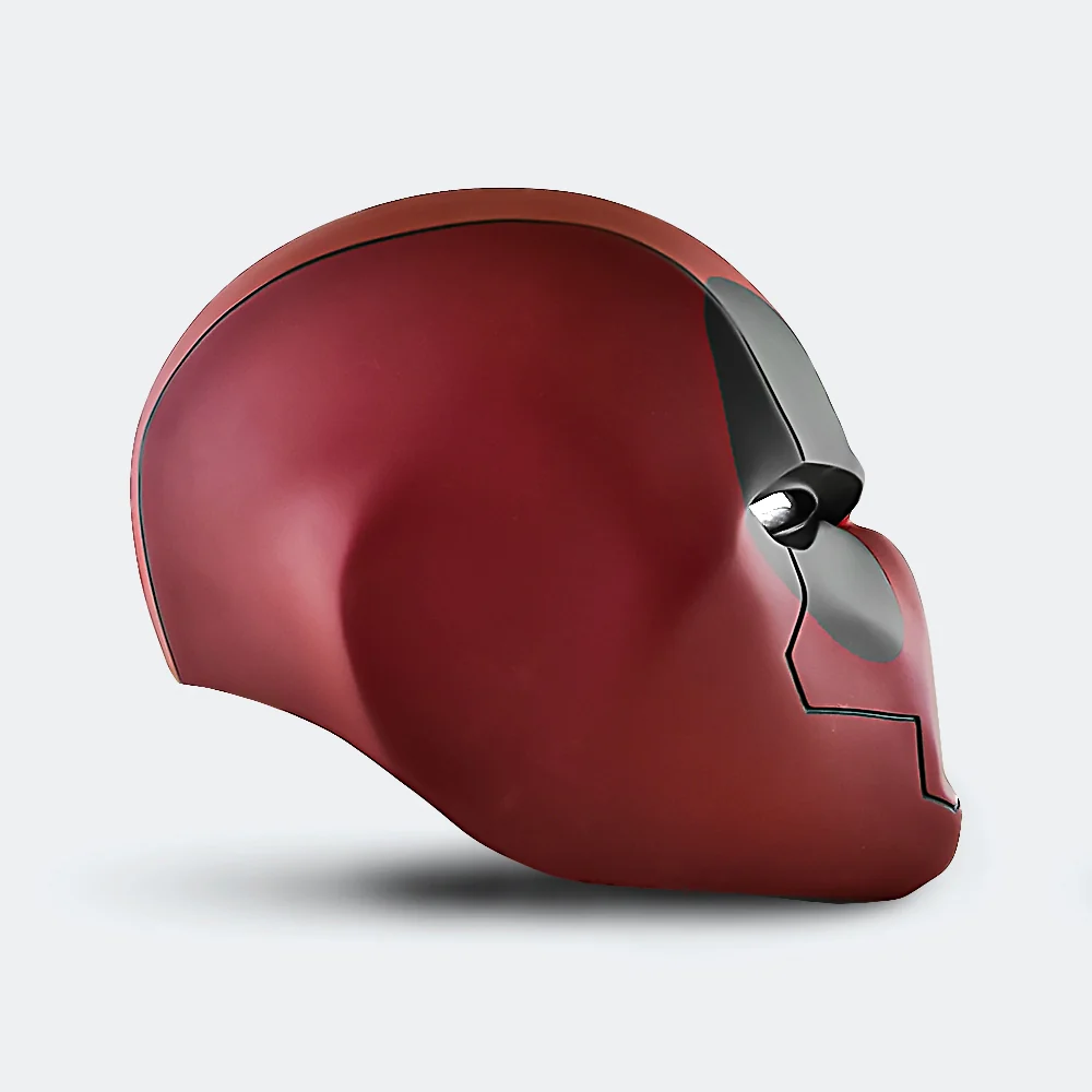 Red Hood Custom Helmet - Deadpool Design - Image 6