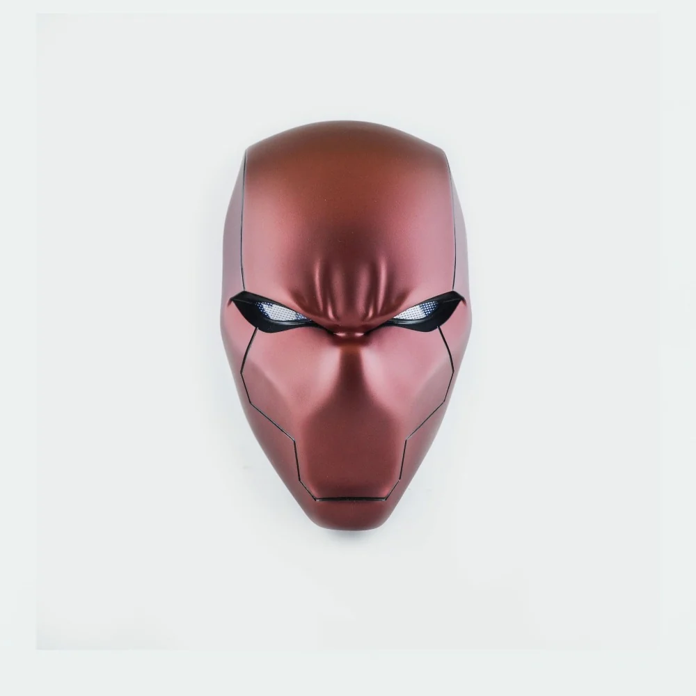 Red Hood - Matt Helmet with LED - Image 3