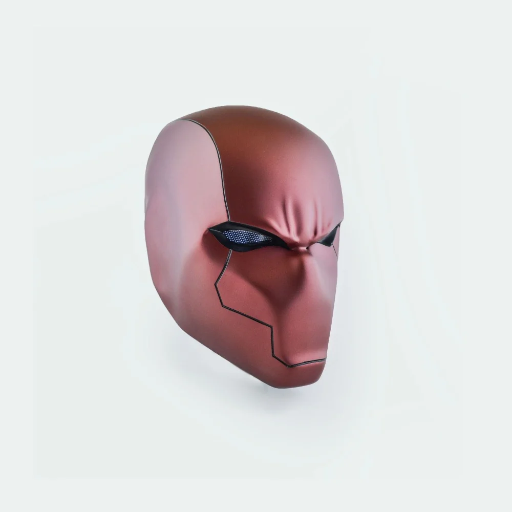 Red Hood - Matt Helmet with LED - Image 7