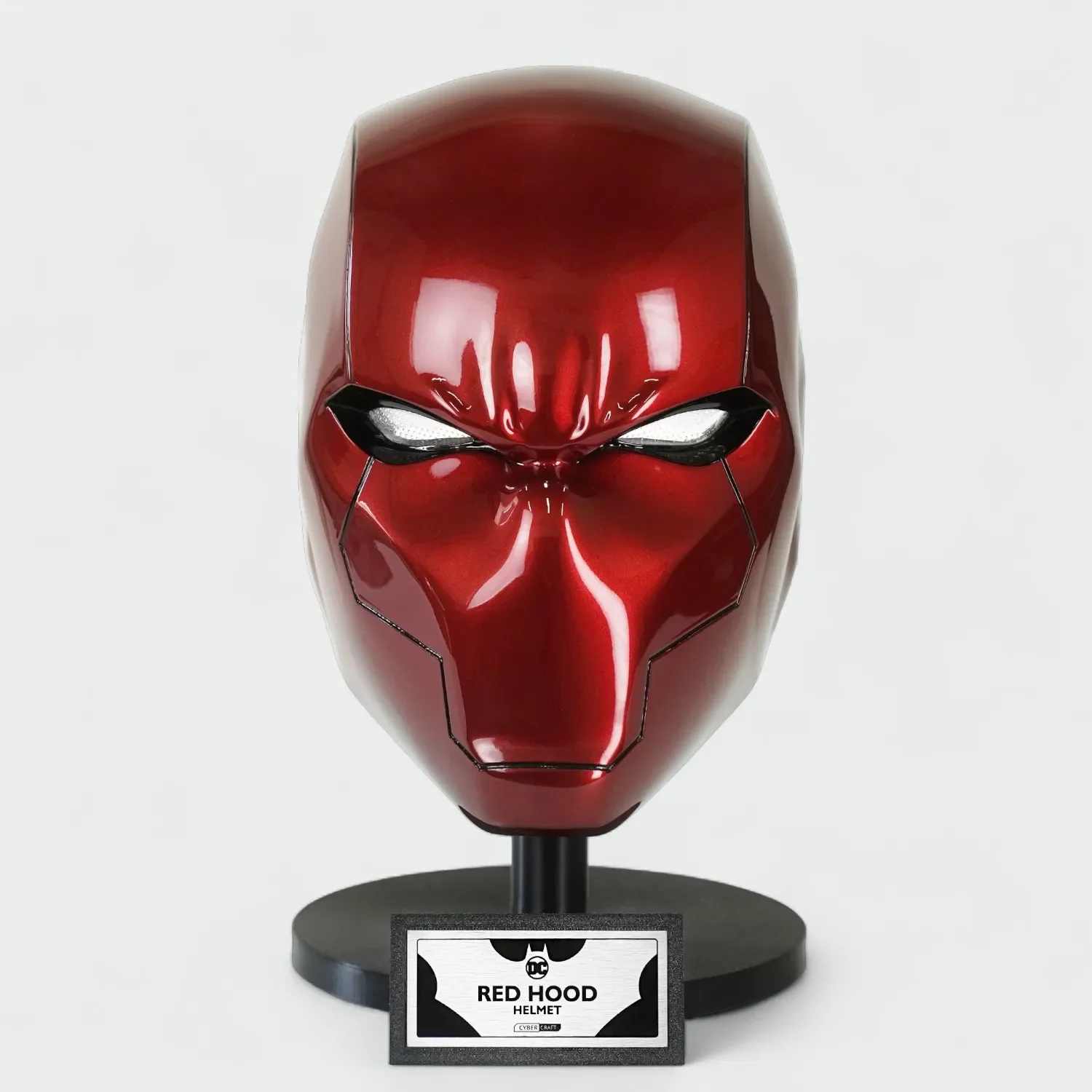 Red Hood Helmet with LED lights - Image 3