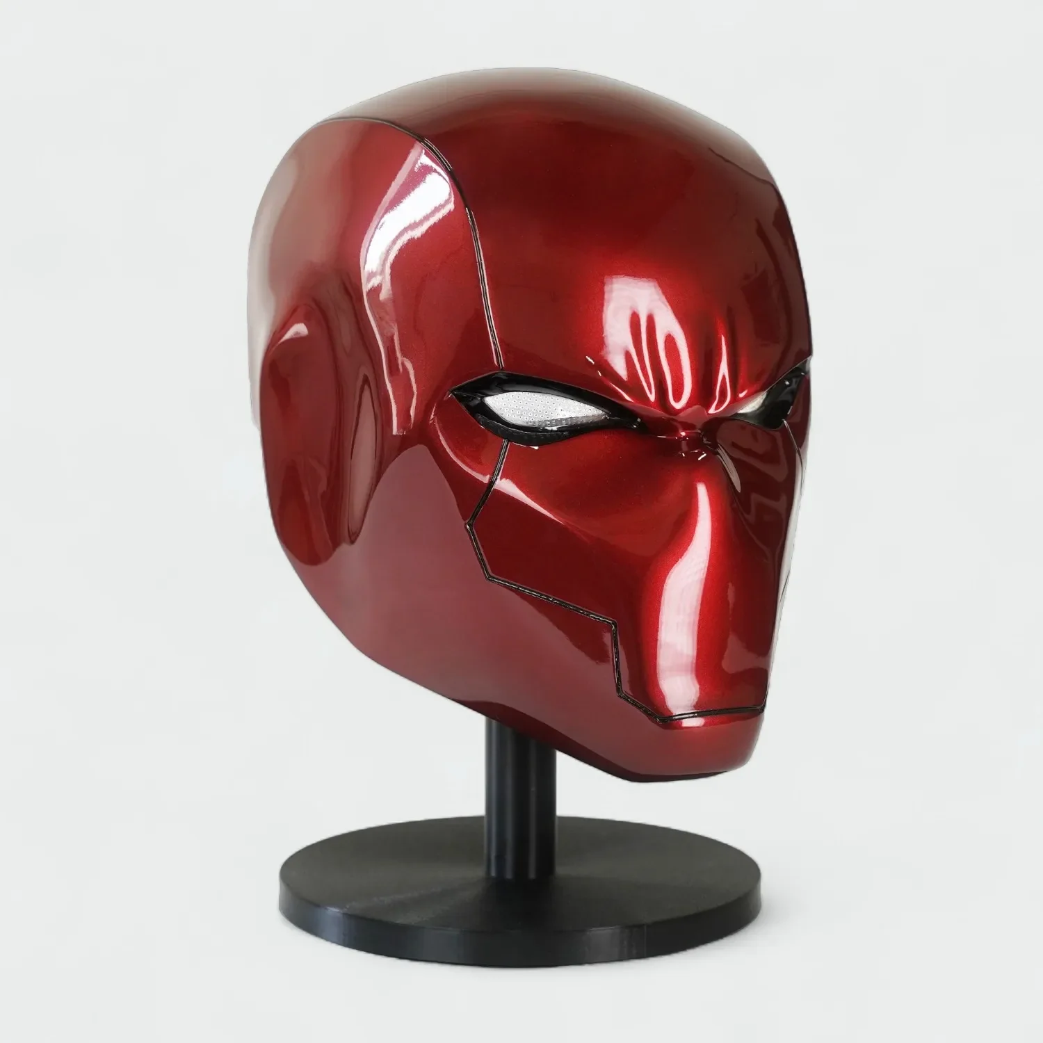 Red Hood Helmet with LED lights - Image 4