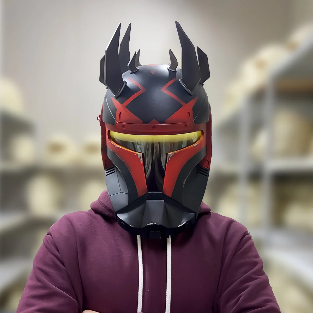 Republic Super Commando Helmet (with horns) - Image 5