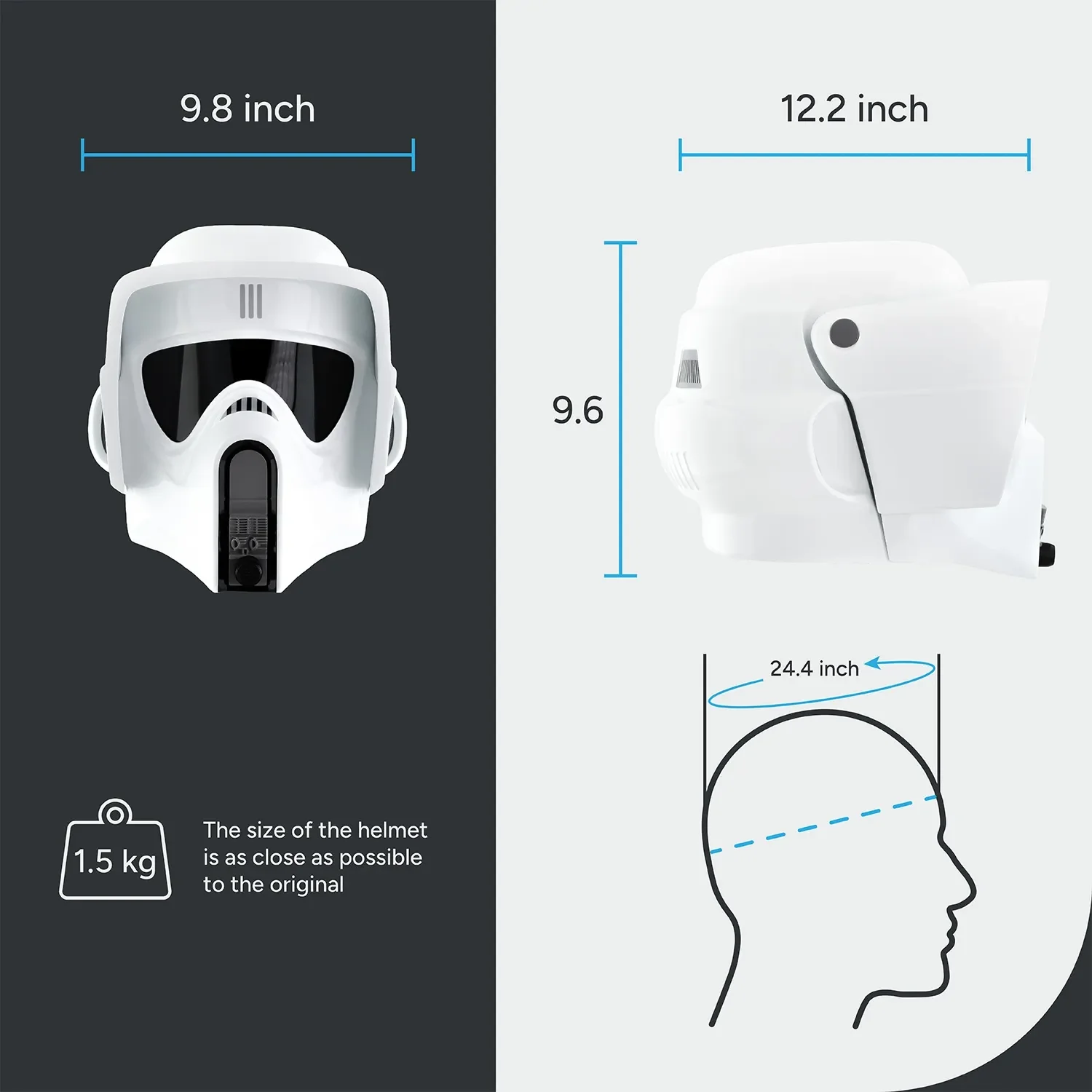 Scout Trooper Helmet - Custom USA - Image 9