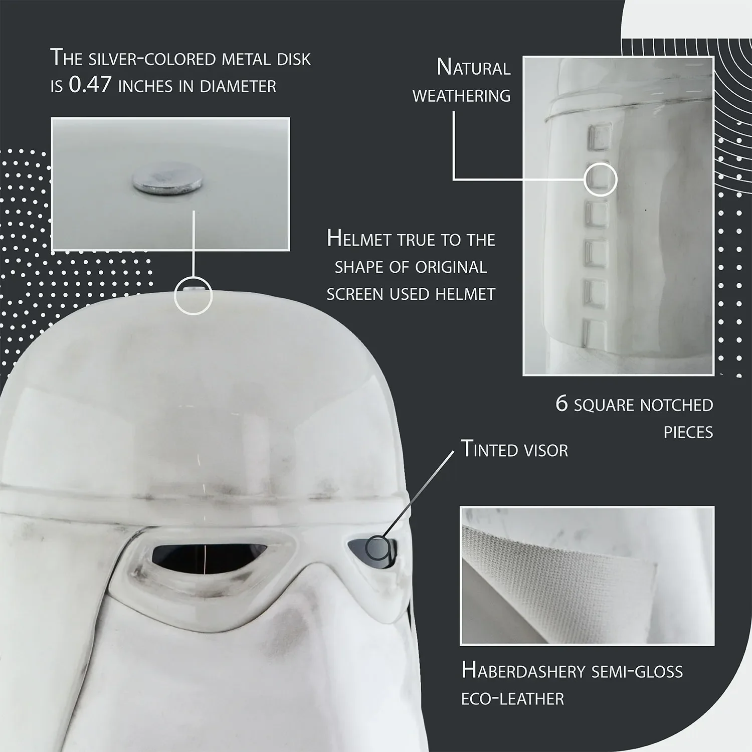 Snowtrooper Helmet - Damaged - Image 8