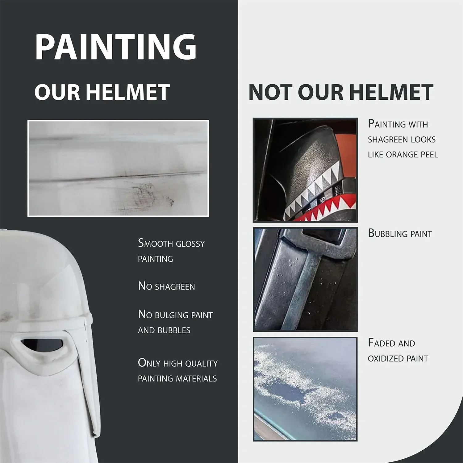 Snowtrooper Helmet - Damaged - Image 9