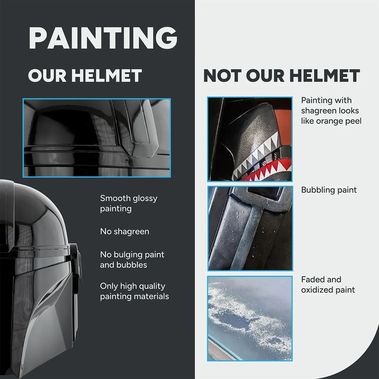 Mandalorian - Black Helmet - Image 7