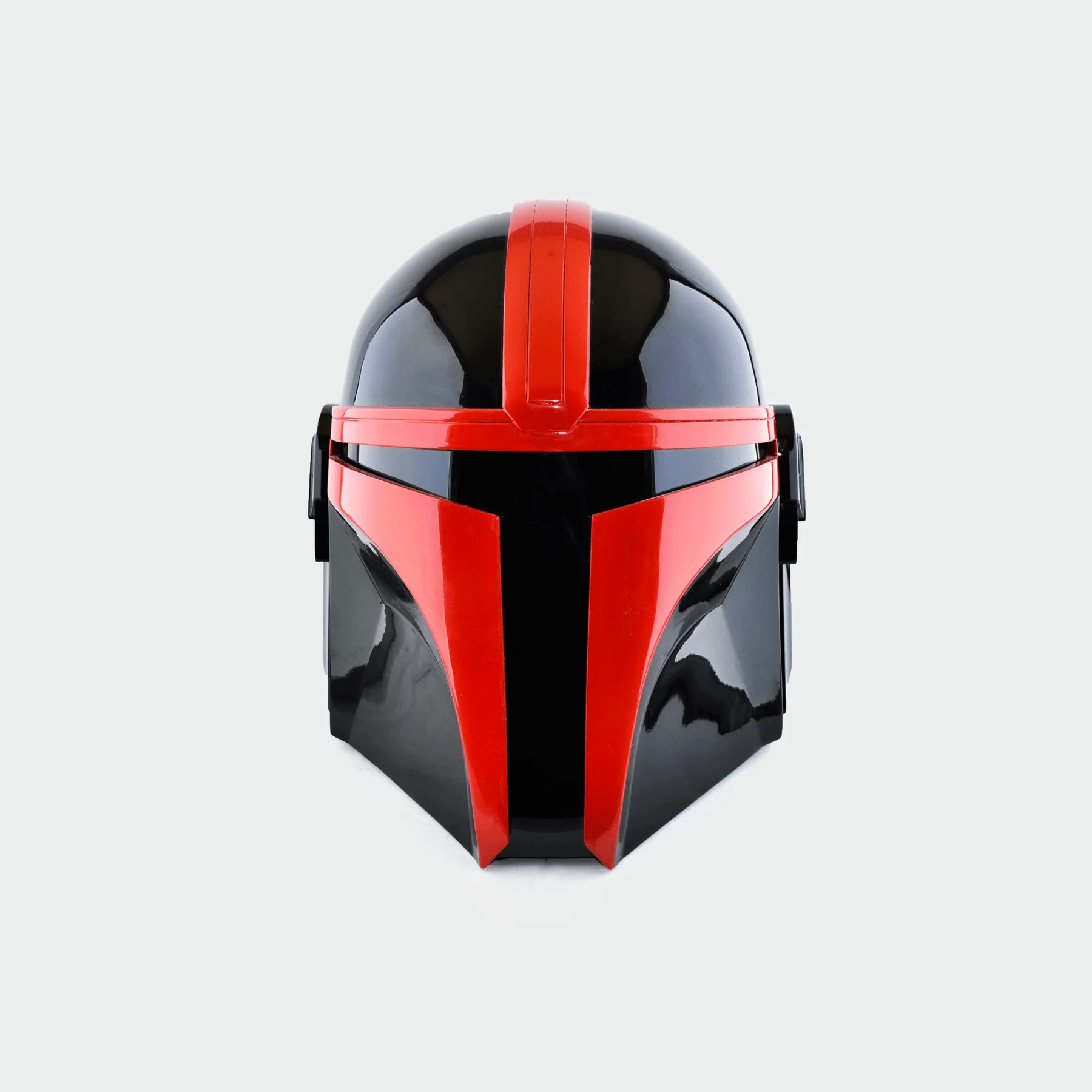 Mandalorian - Red Black Helmet - Image 3
