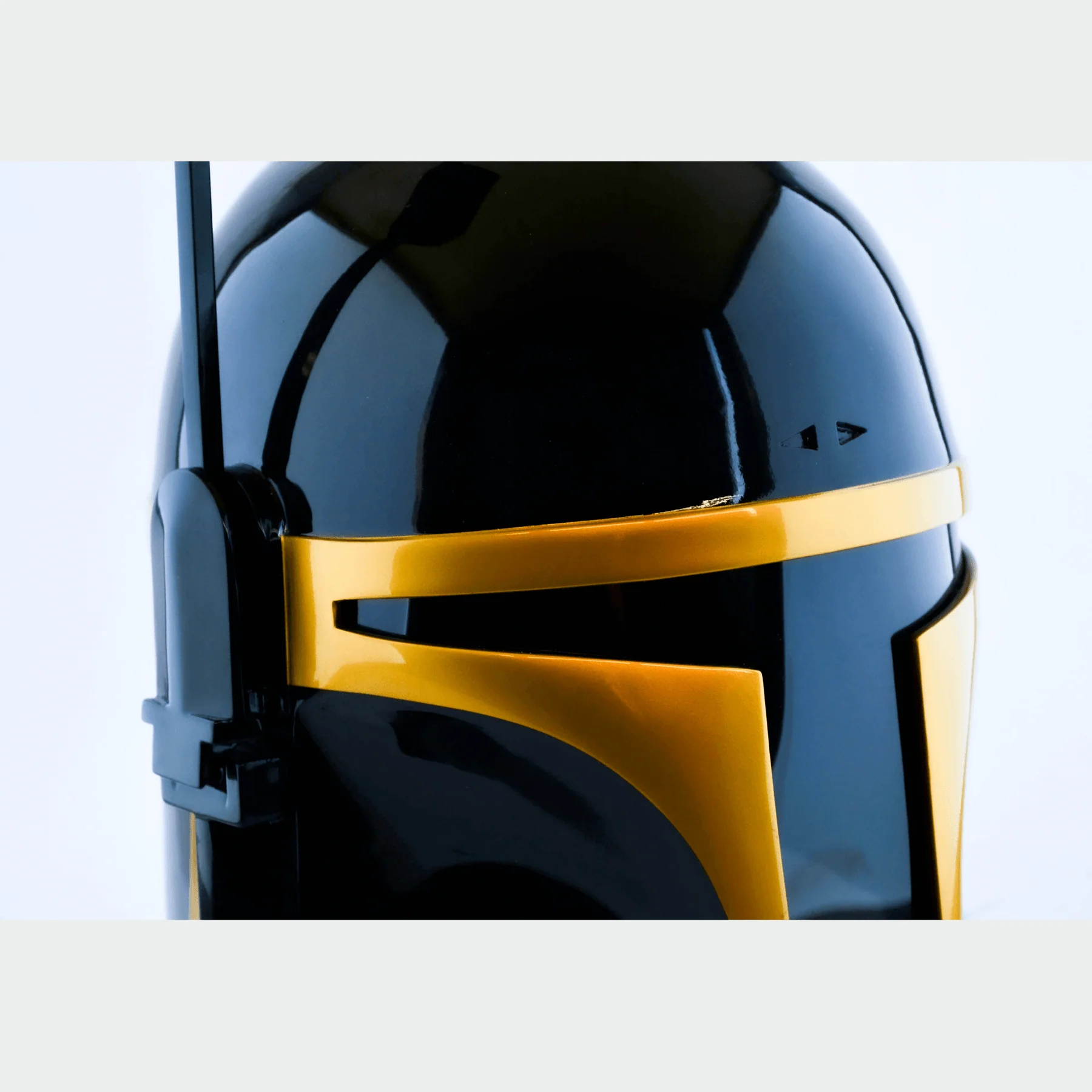 Jango - Black and Gold Helmet with LED - Image 13