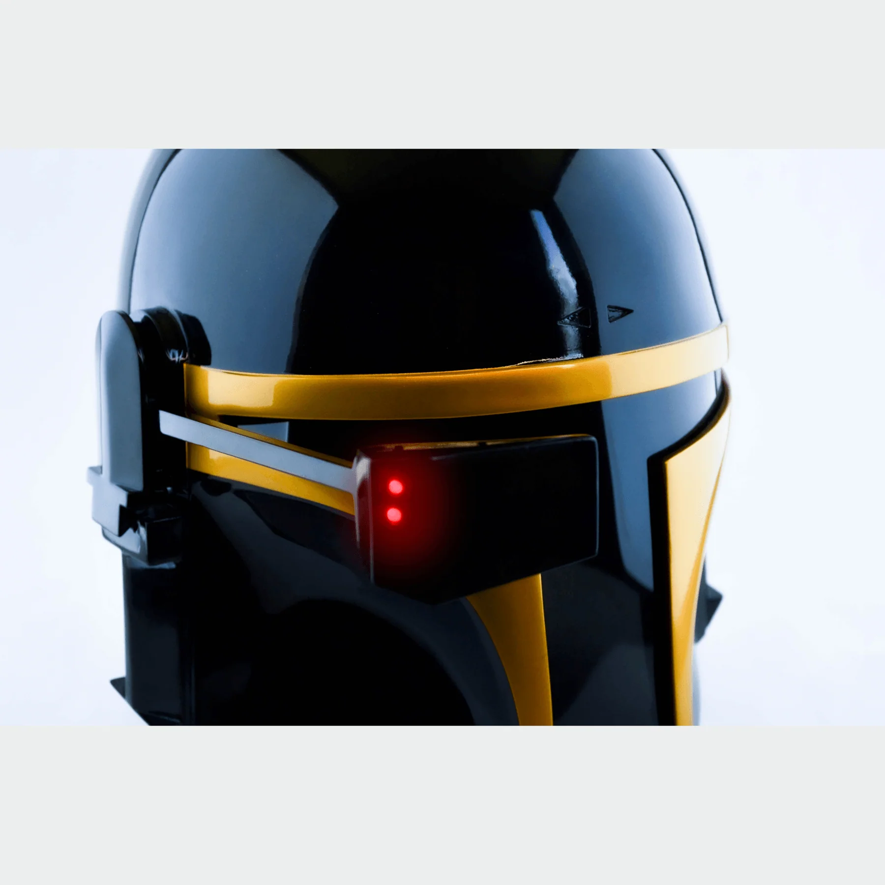 Jango - Black and Gold Helmet with LED - Image 3