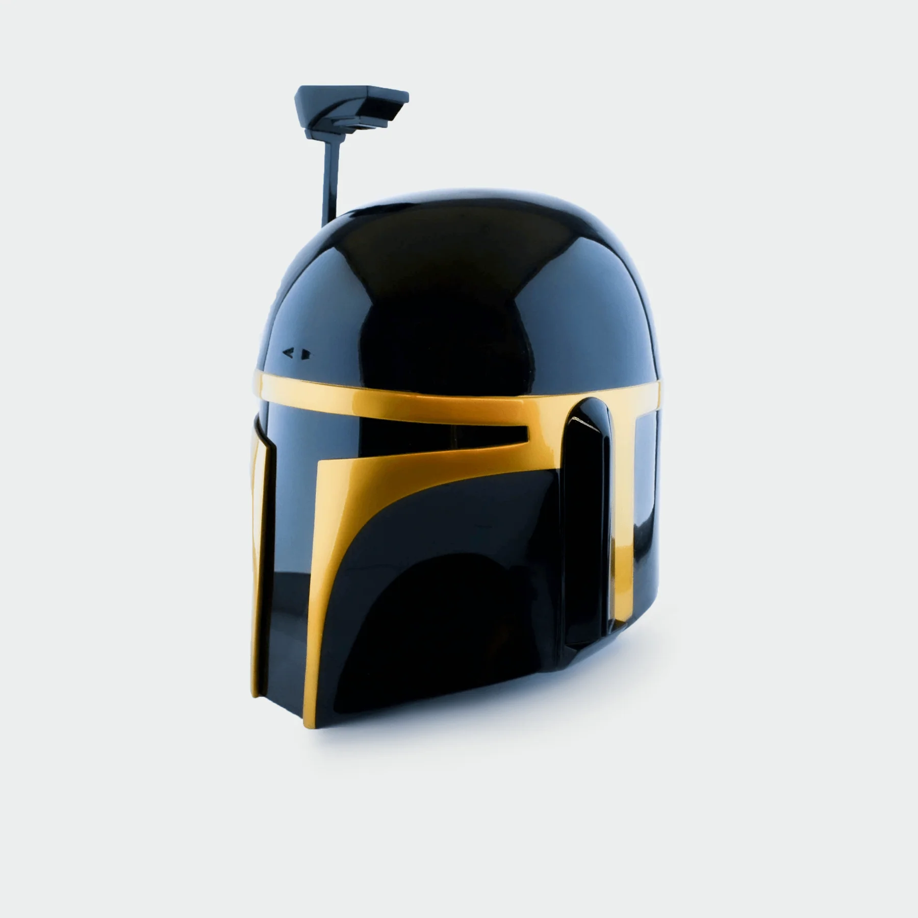 Jango - Black and Gold Helmet with LED - Image 5