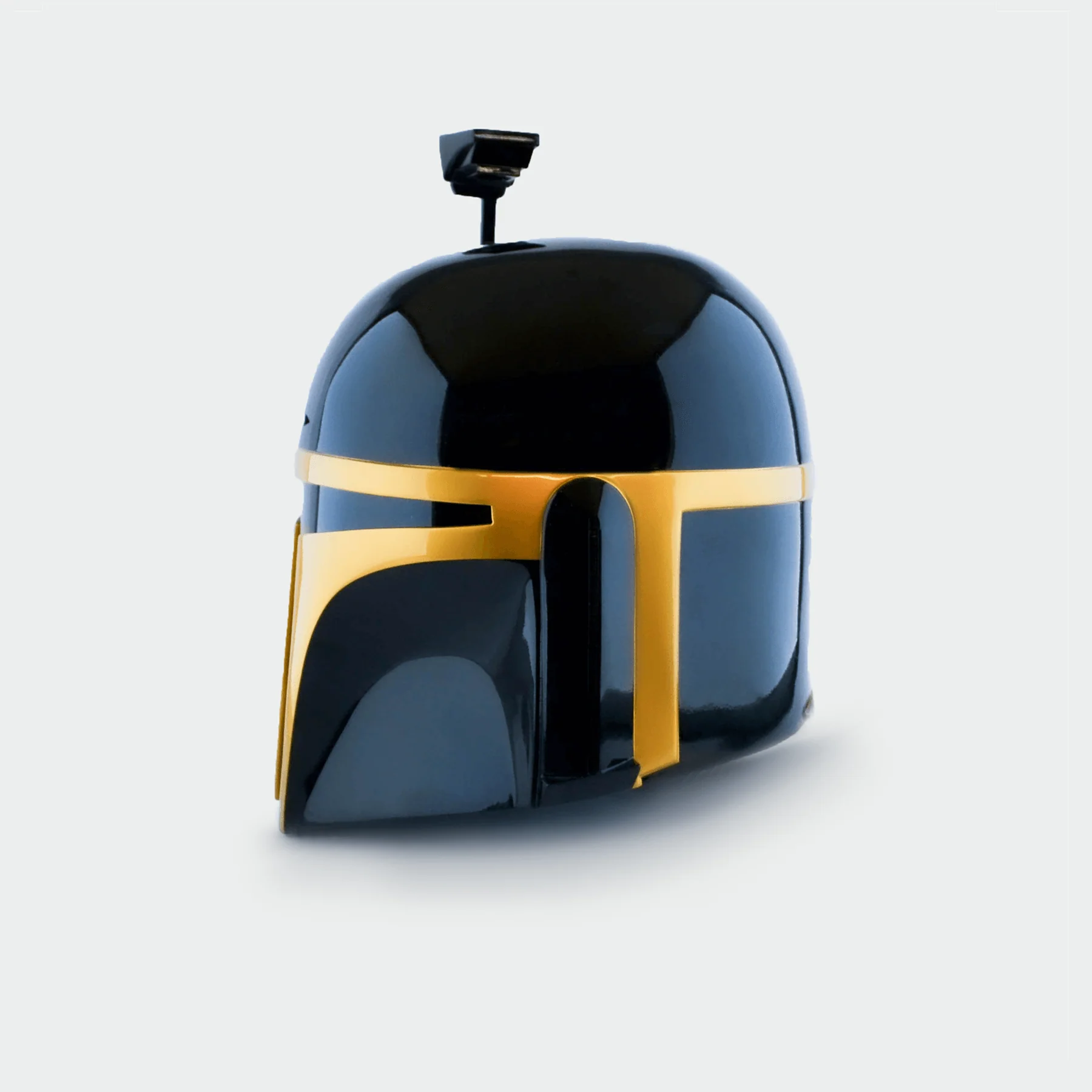 Jango - Black and Gold Helmet with LED - Image 6