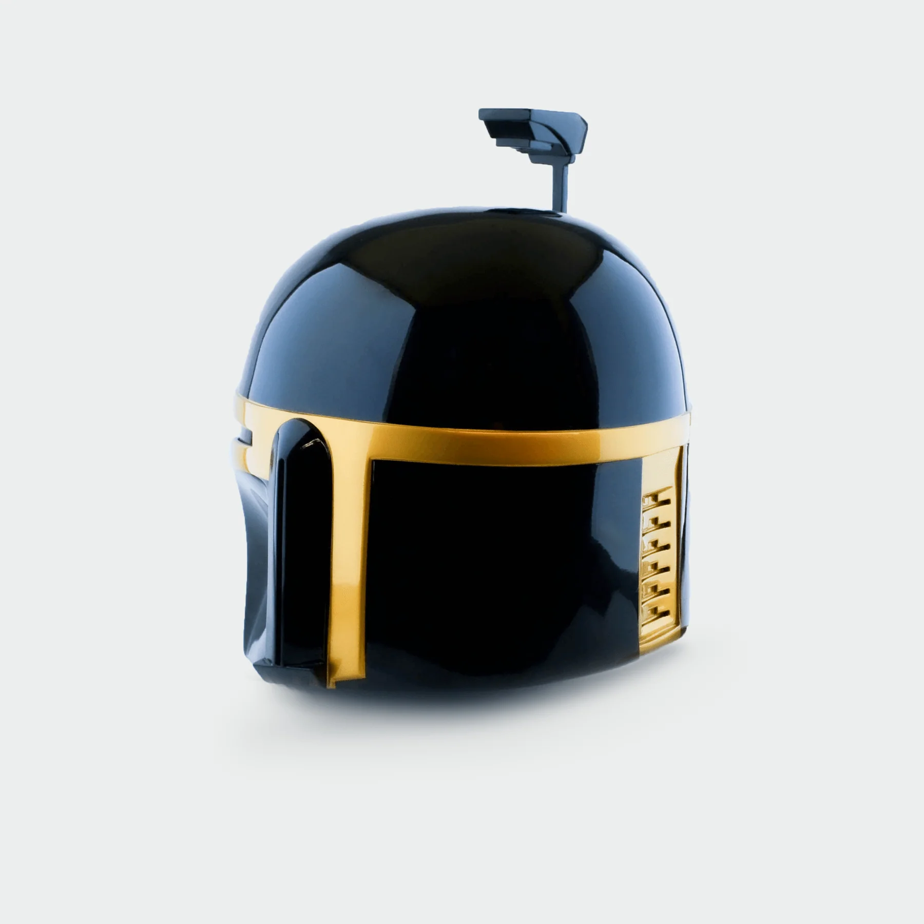 Jango - Black and Gold Helmet with LED - Image 7
