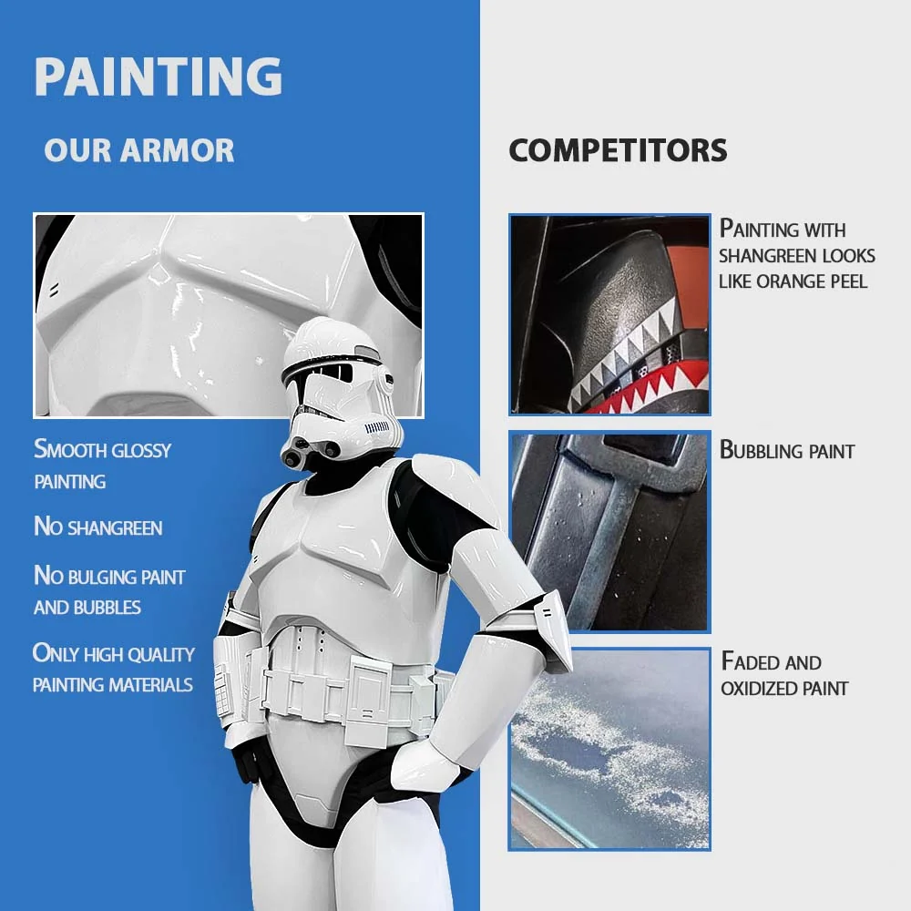 Phase 2 Clone Trooper Cosplay Armor Costume - Image 5