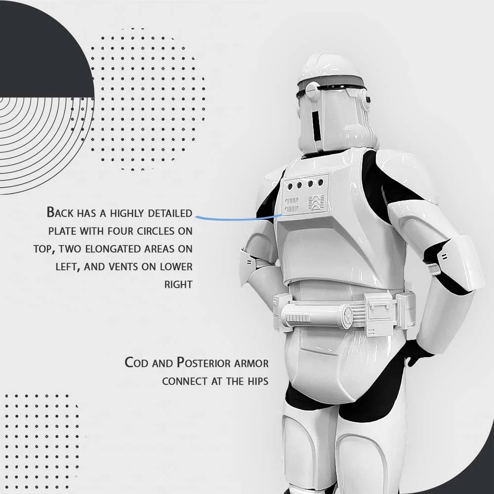 Phase 2 Clone Trooper Cosplay Armor Costume - Image 8