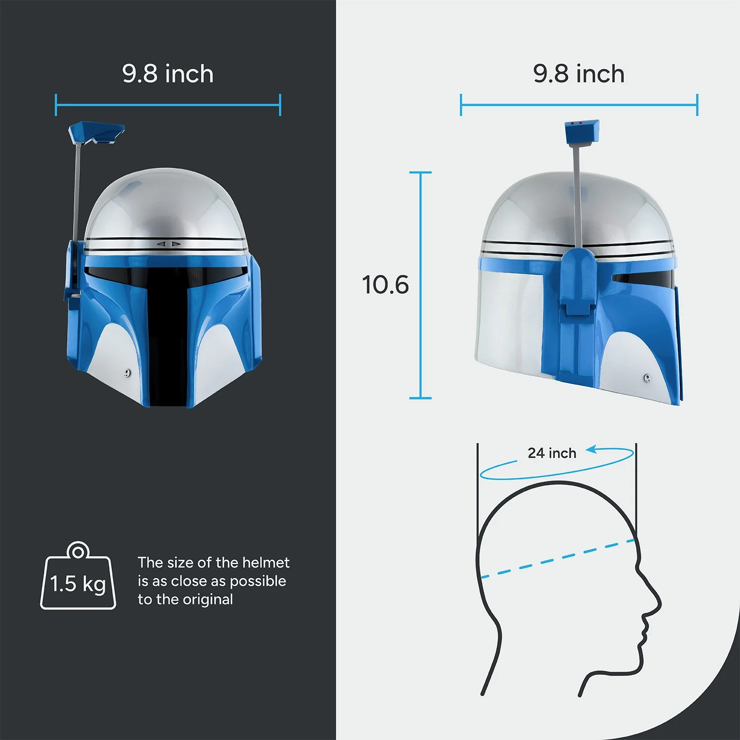 Jango - Clean Helmet with LED - Image 12