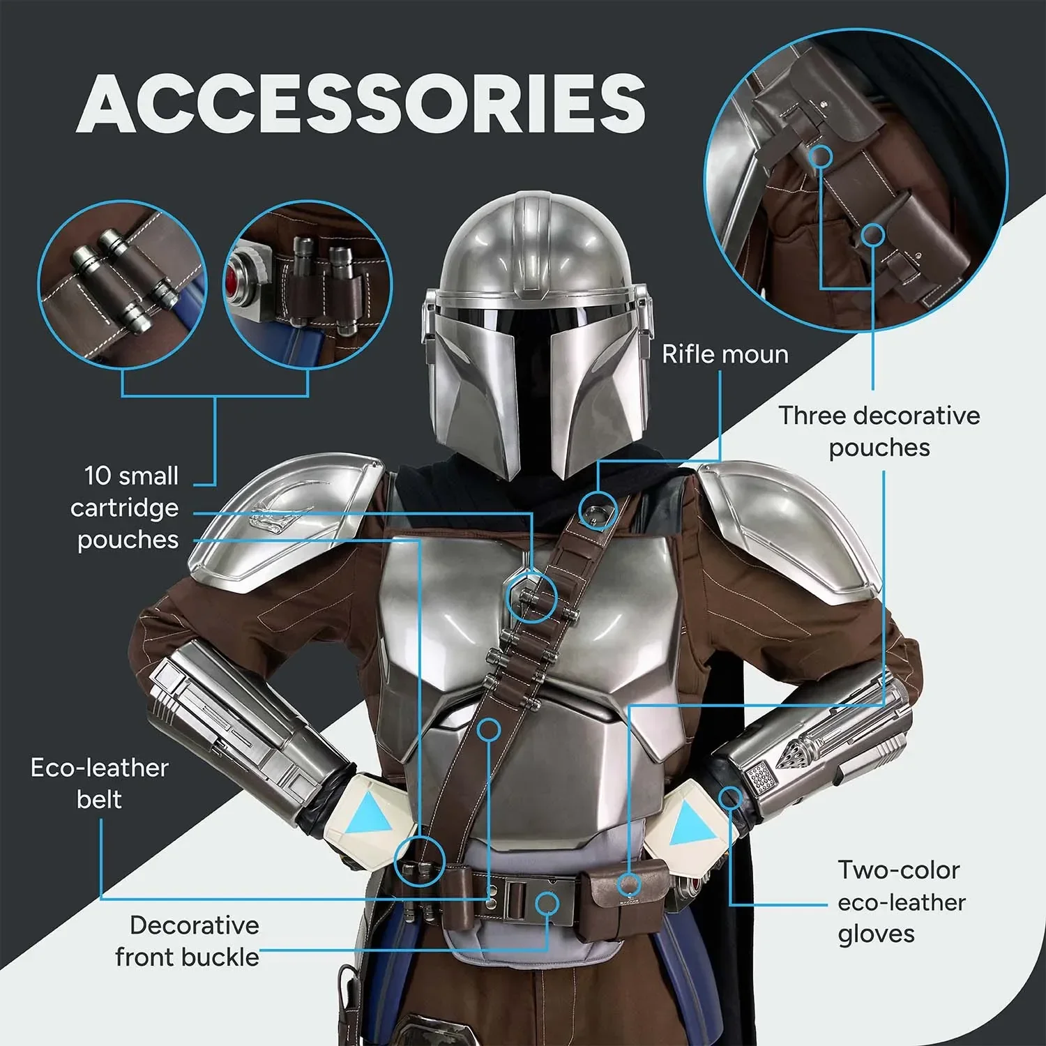 Mandalorian Cosplay Armor Costume - Image 7