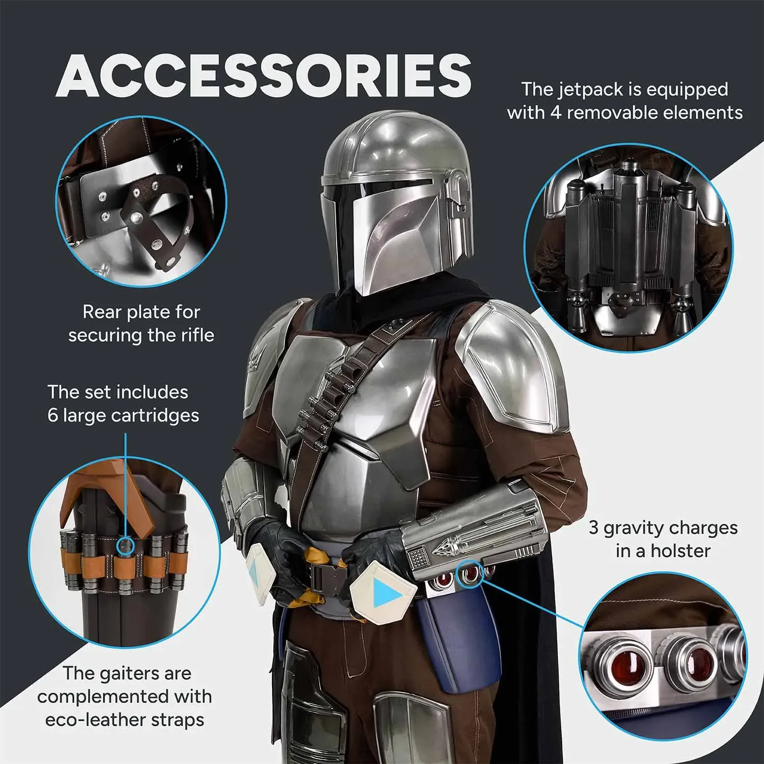 Mandalorian Cosplay Armor Costume - Image 8