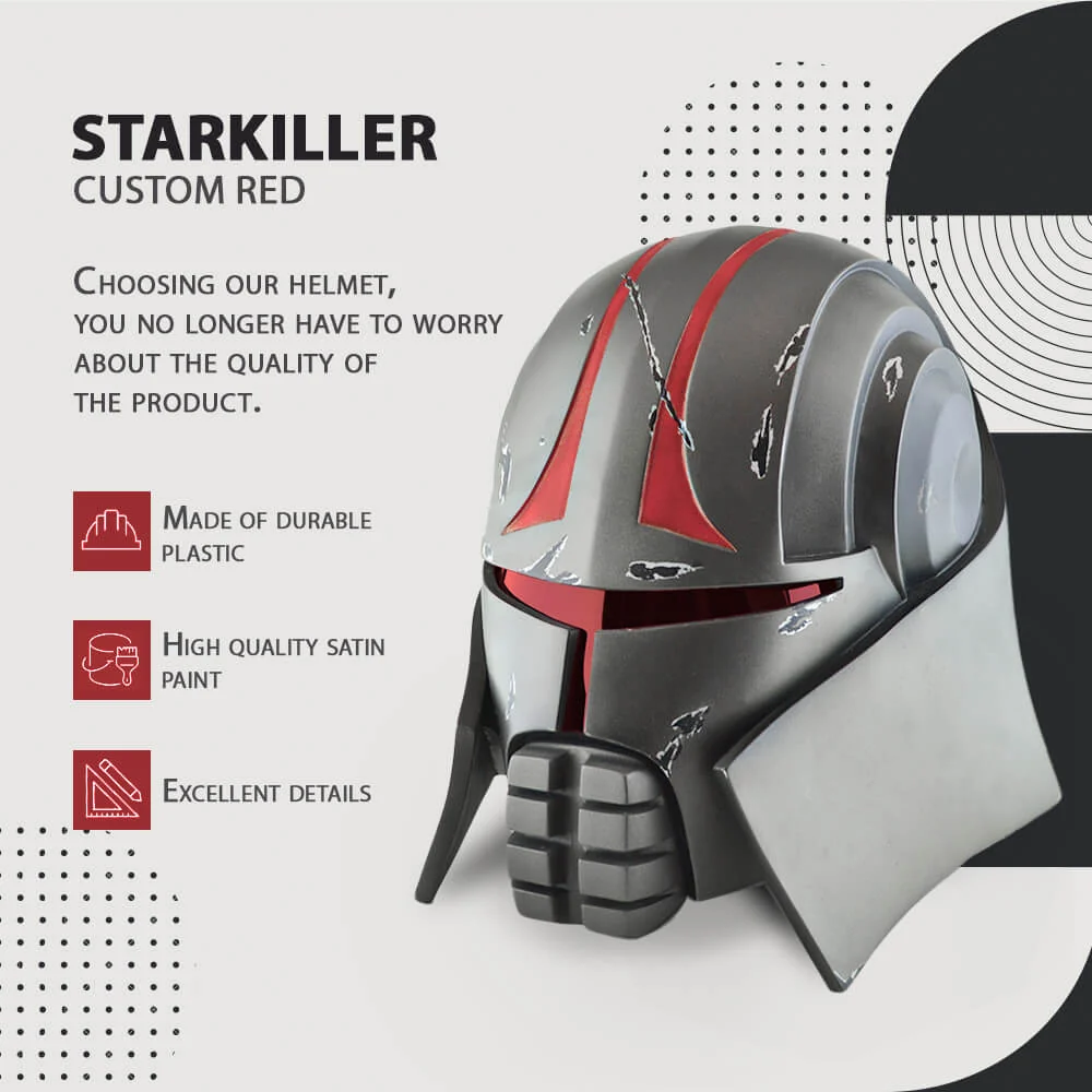 Starkiller Custom Red Helmet - Image 2
