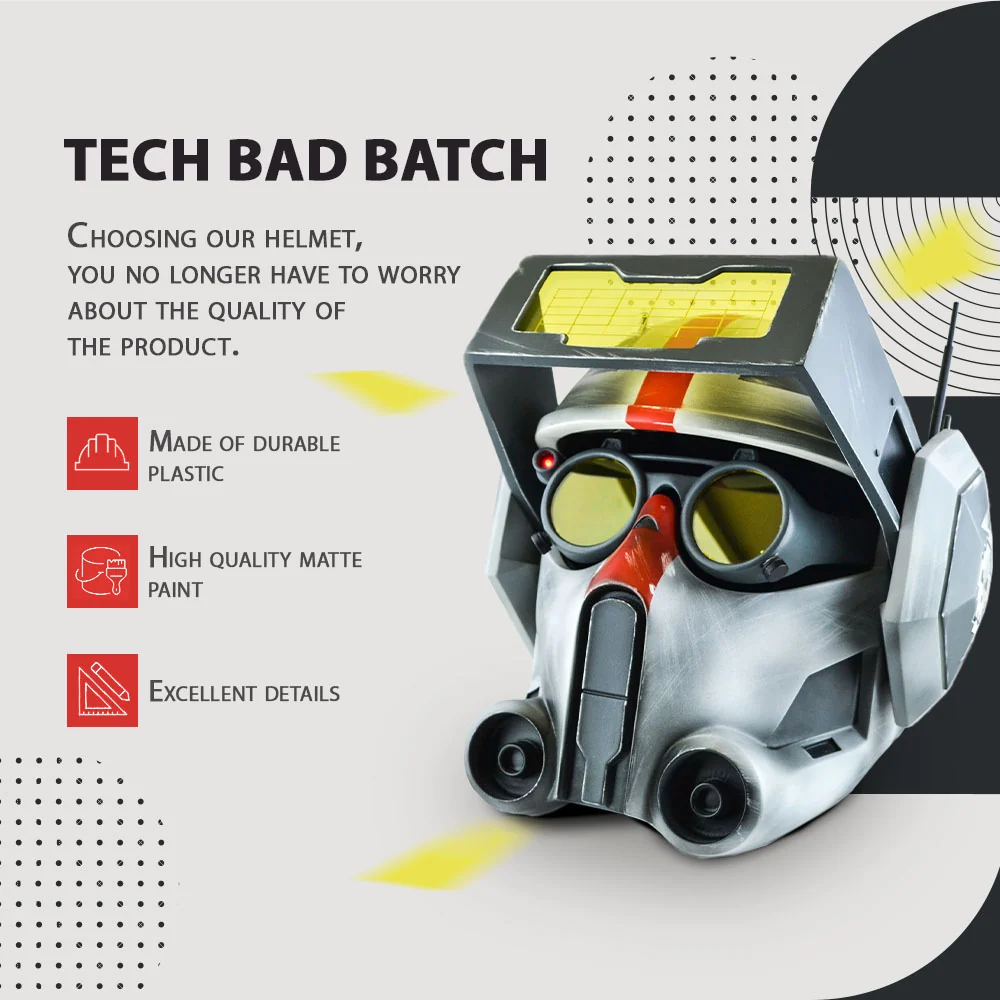 Tech Bad Batch Helmet with LED - Image 3