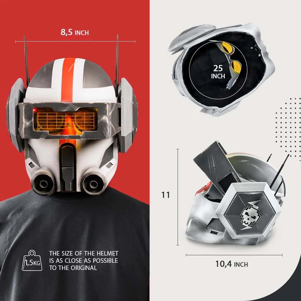 Tech Bad Batch Helmet with LED - Image 9