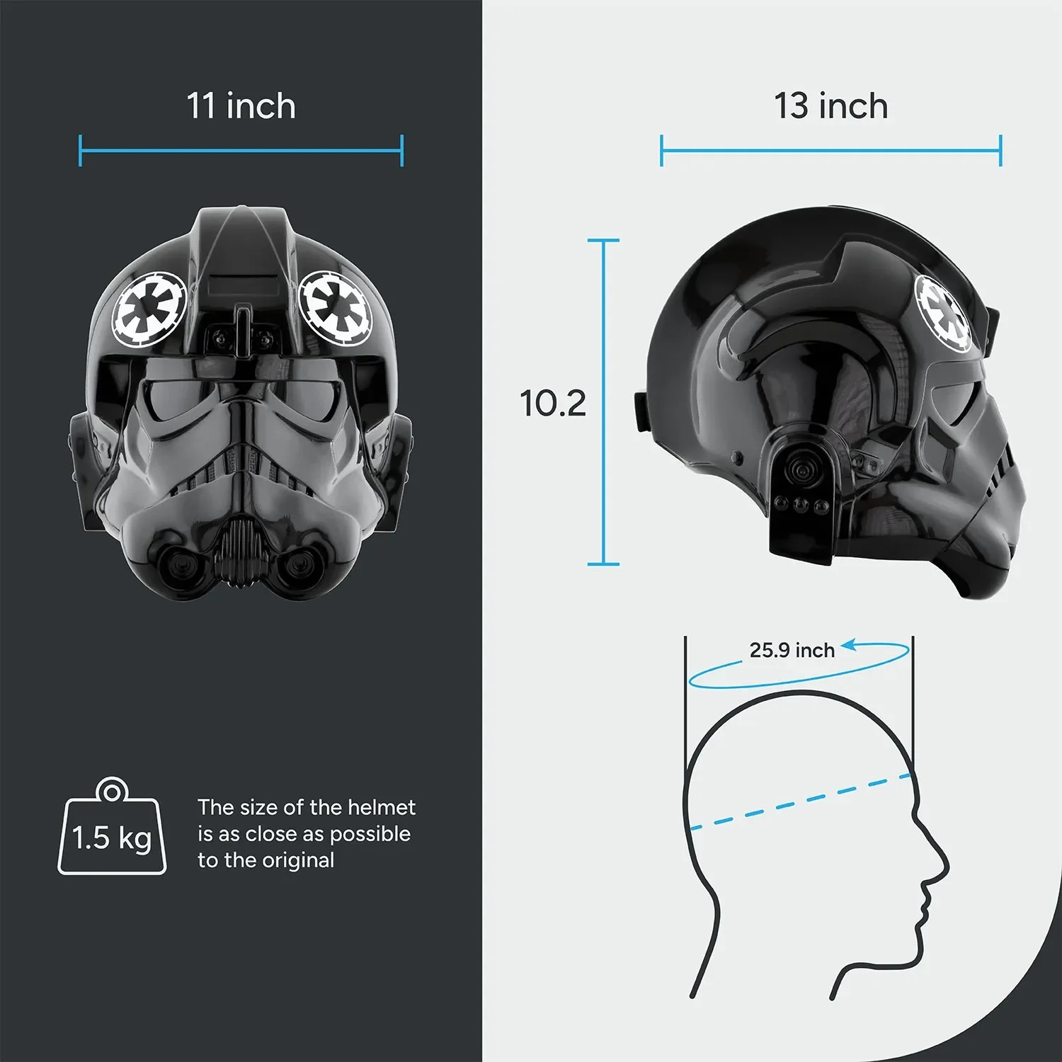 Tie Pilot - Black Helmet - Image 13