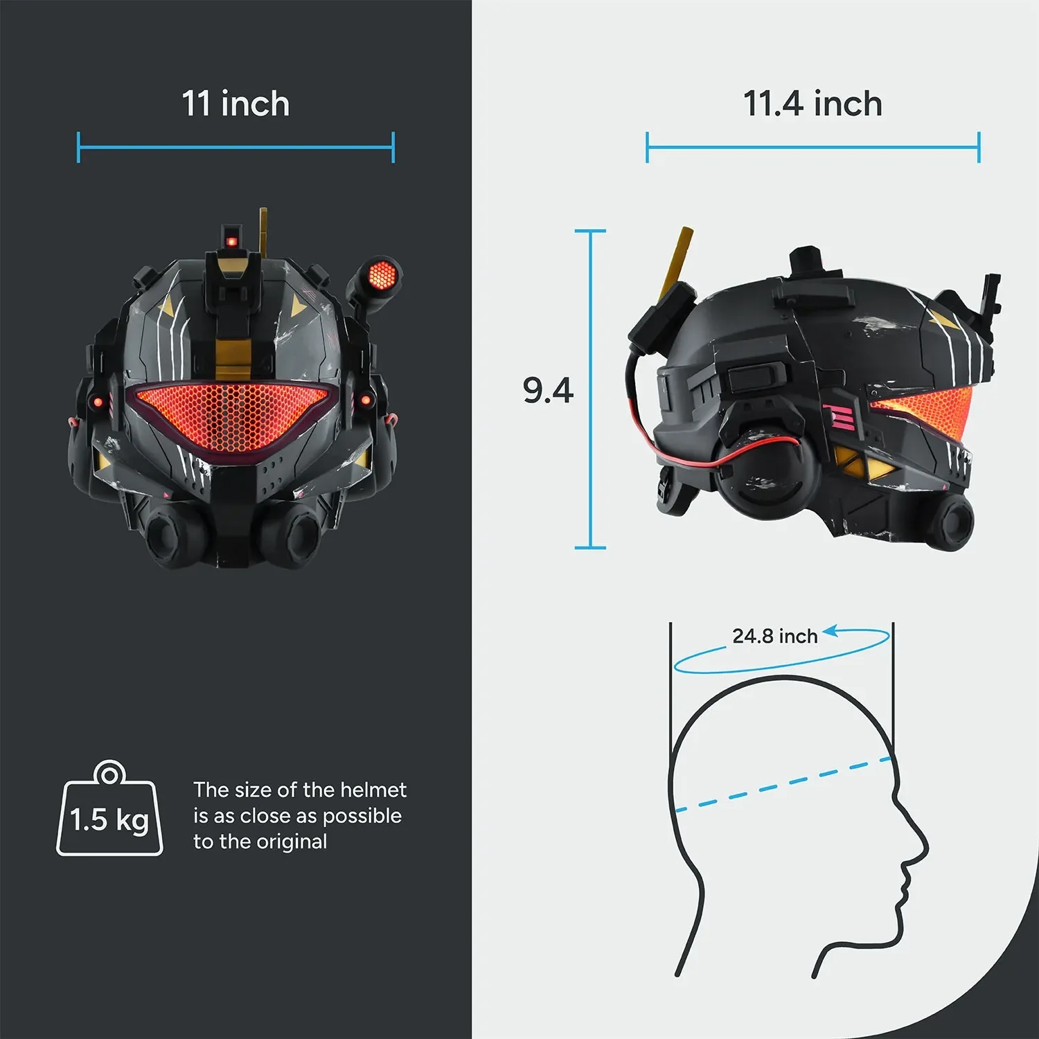 Titanfall 2 Pulse Blade Pilot Helmet - Black - Image 14