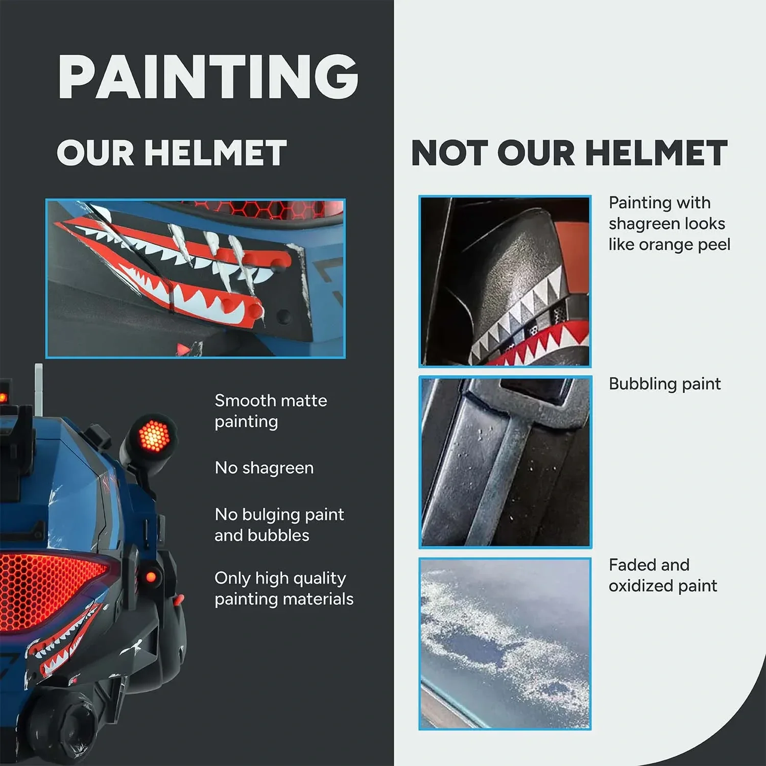 Titanfall 2 Pulse Blade Pilot Helmet - Shark Blue - Image 8