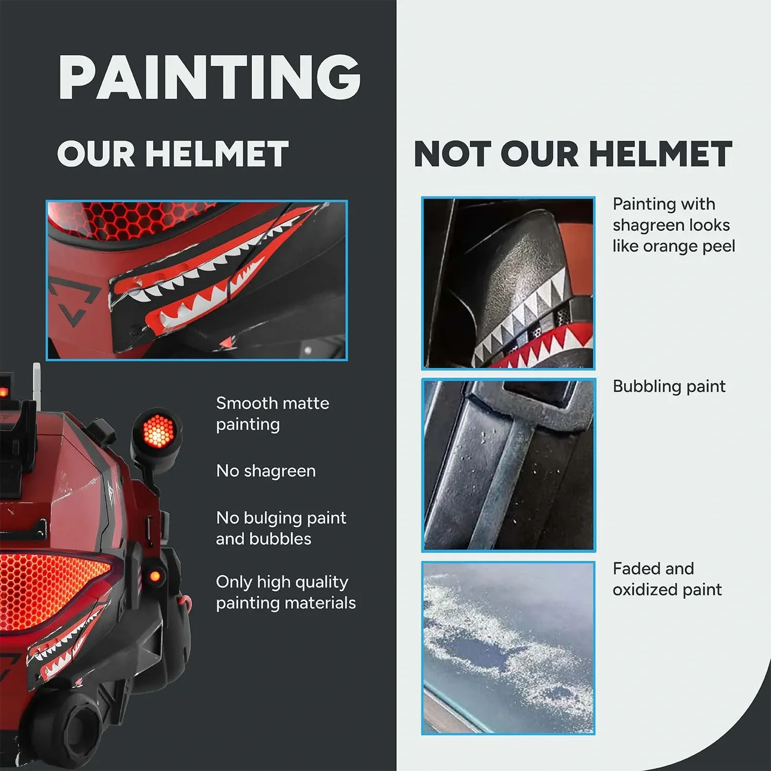 Titanfall 2 Pulse Blade Pilot Helmet - Shark Red - Image 9