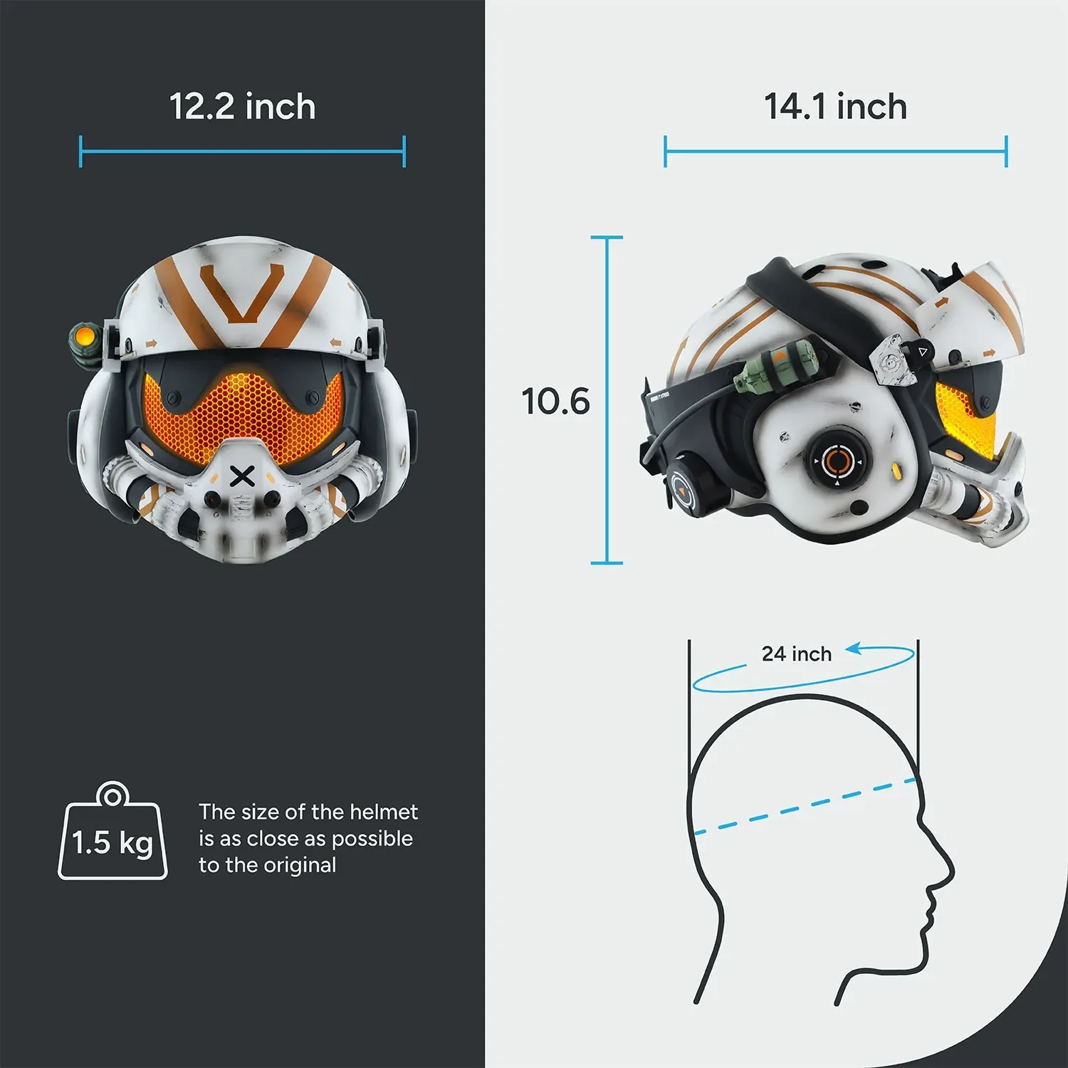 Titanfall 2 Viper Pilot Damage Helmet - Image 16