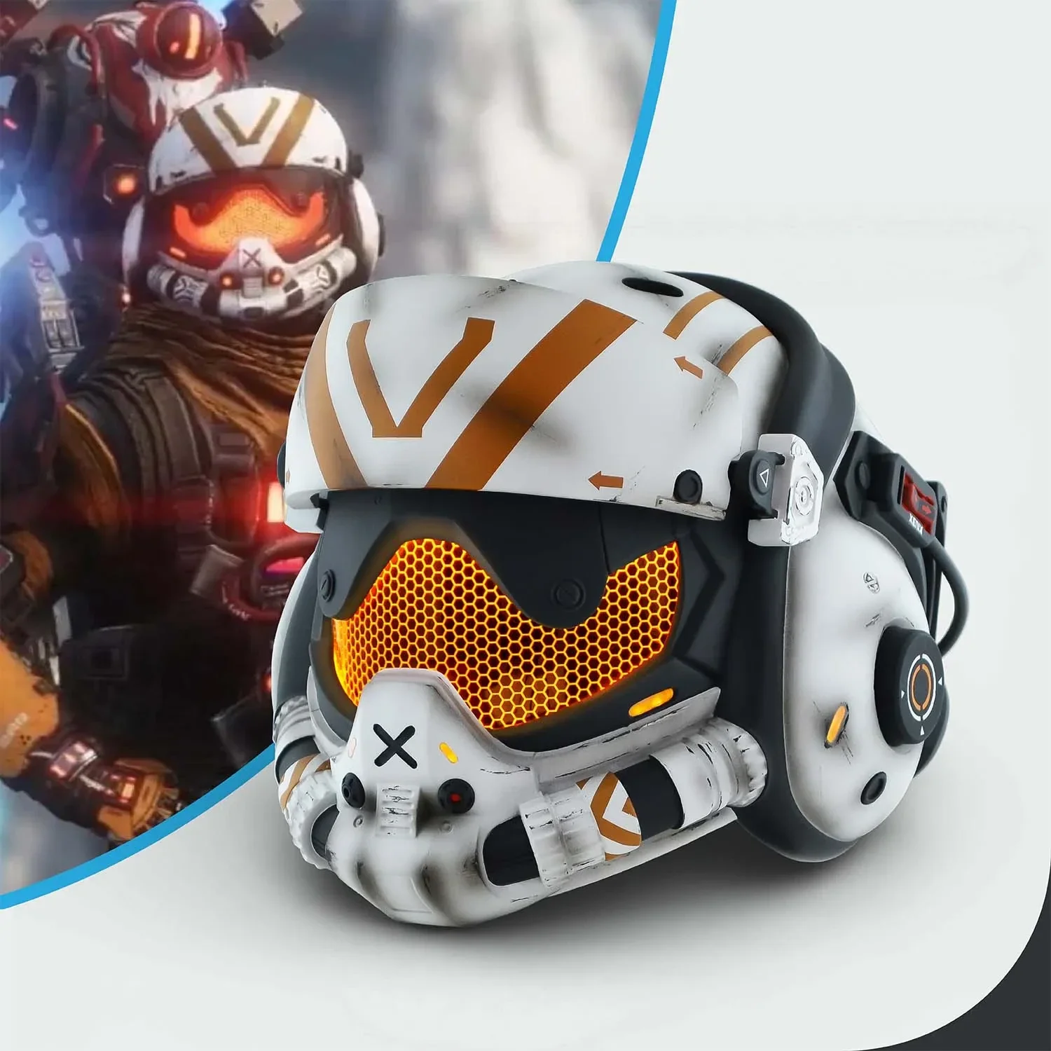 Titanfall 2 Viper Pilot Damage Helmet - Image 8