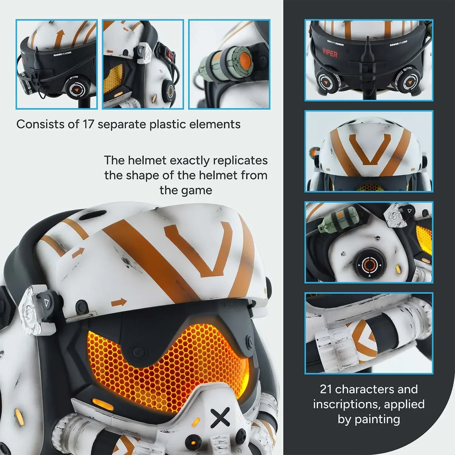 Titanfall 2 Viper Pilot Damage Helmet - Image 9