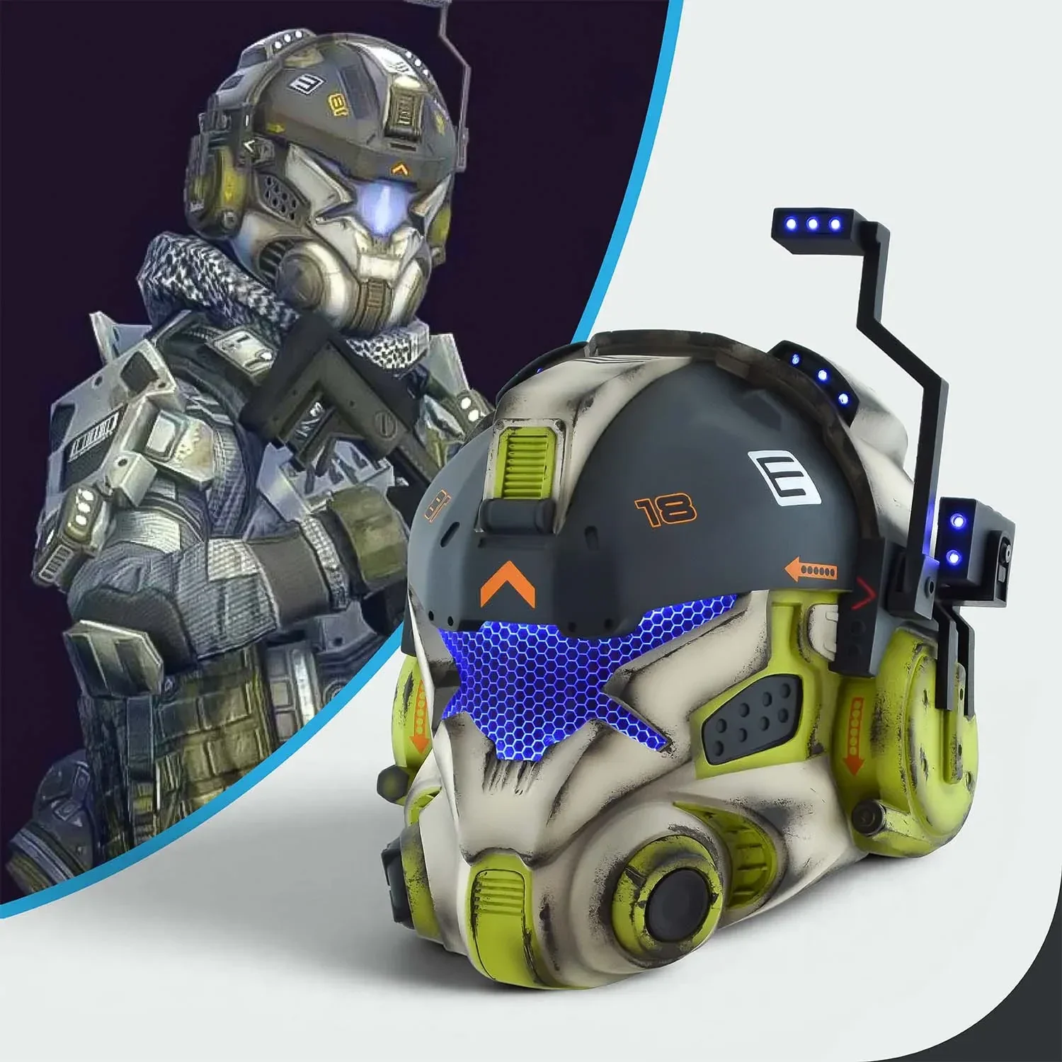 Titanfall Battle Rifle Pilot Classic Helmet - Image 7