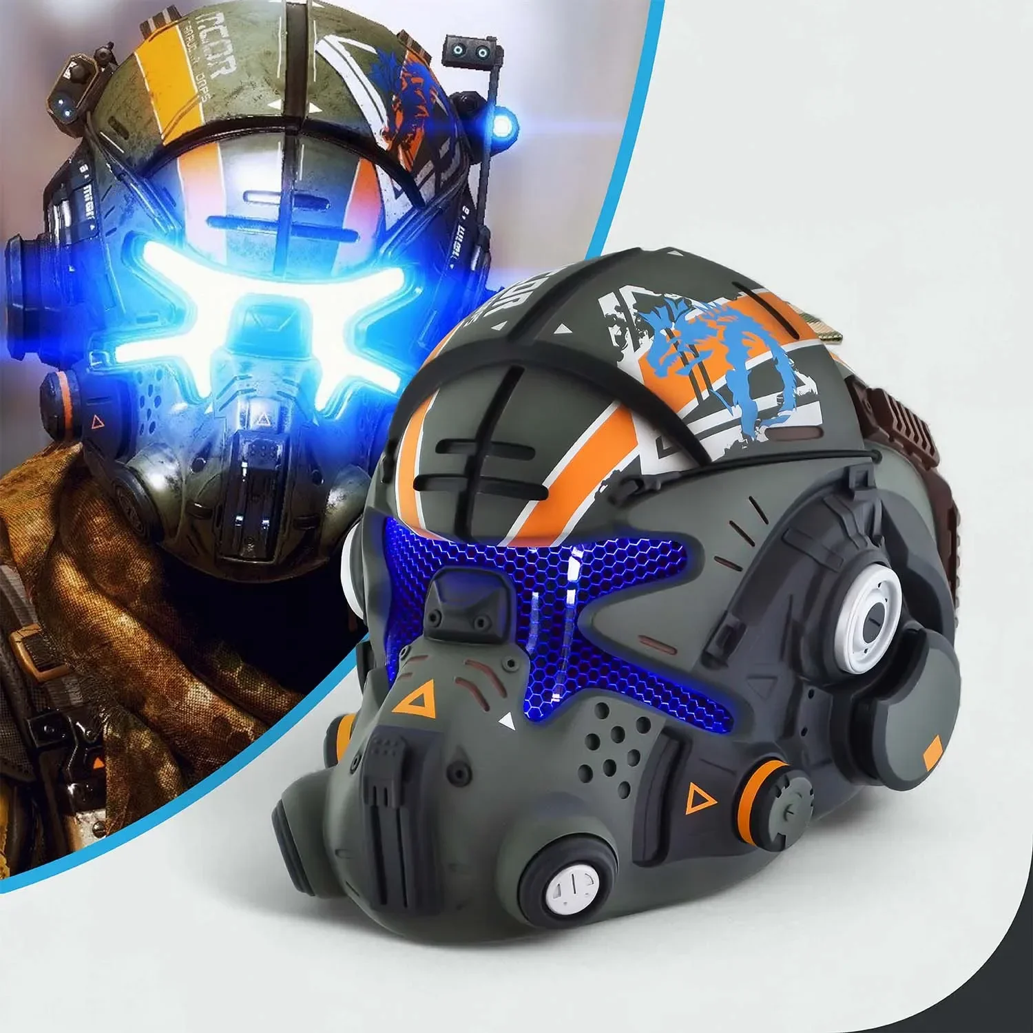 Titanfall Jack Cooper's Helmet with LED - Image 8